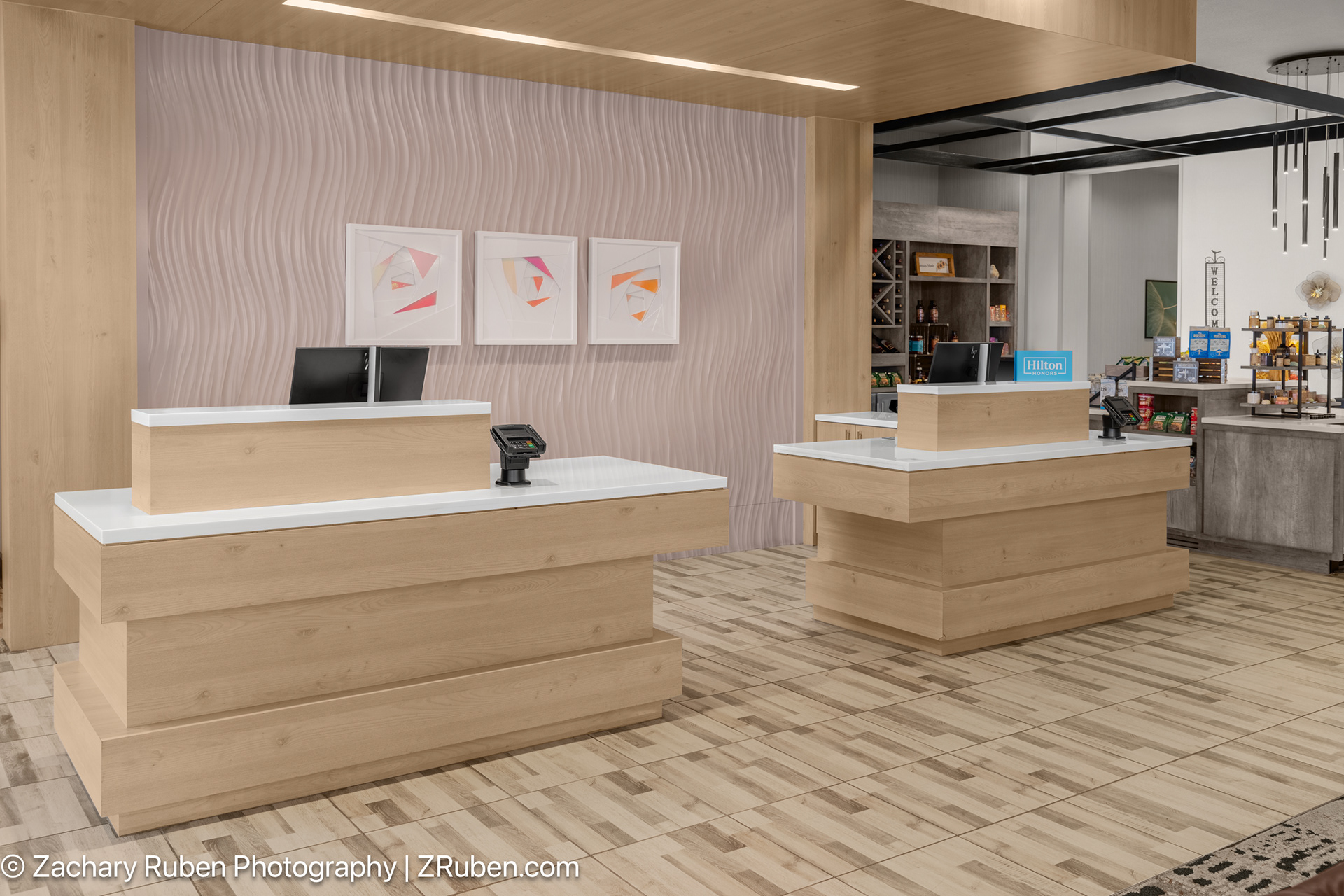 Front Desk at Hilton Garden Inn Topeka