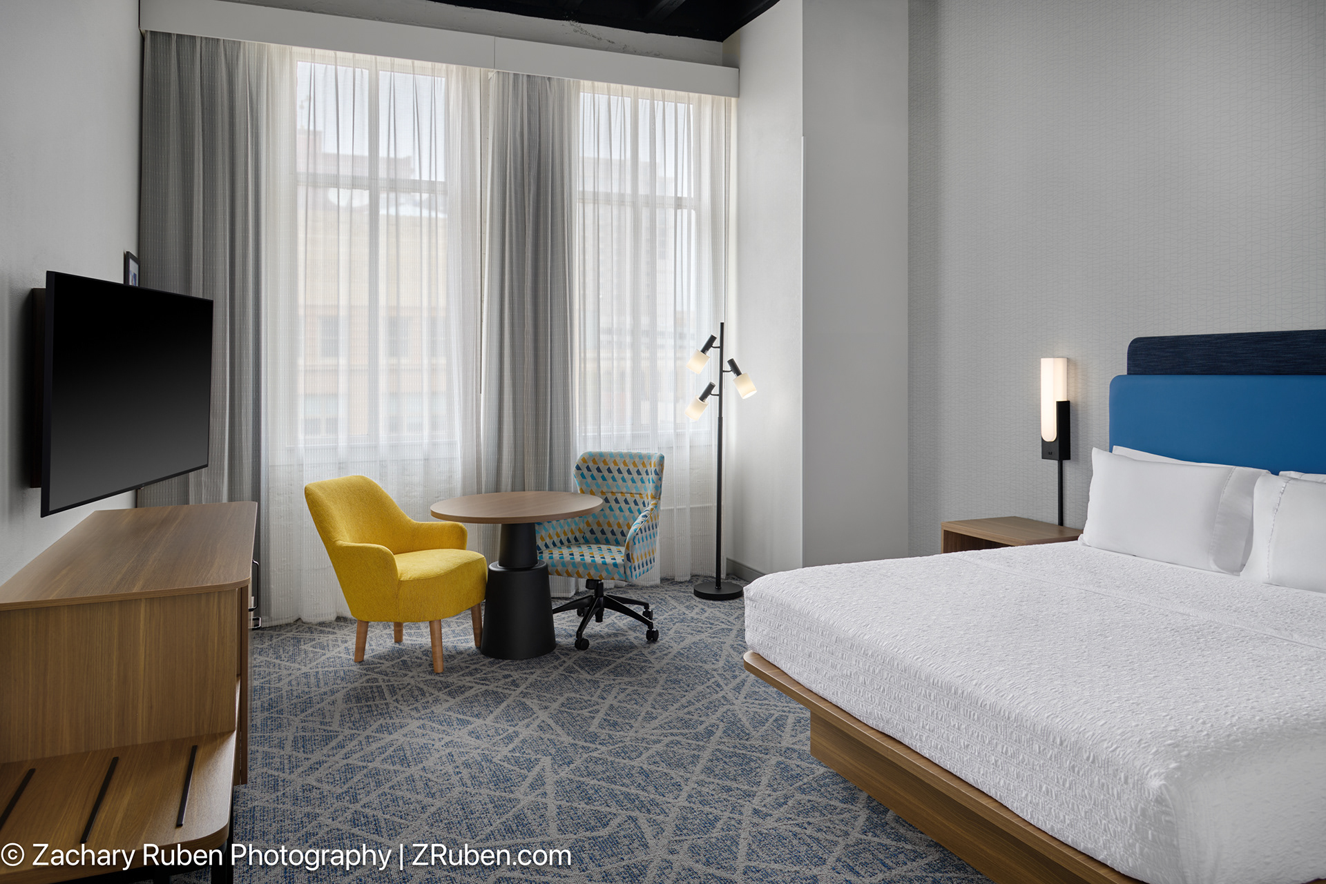 King Guest Room at Hampton Inn Lincoln Downtown