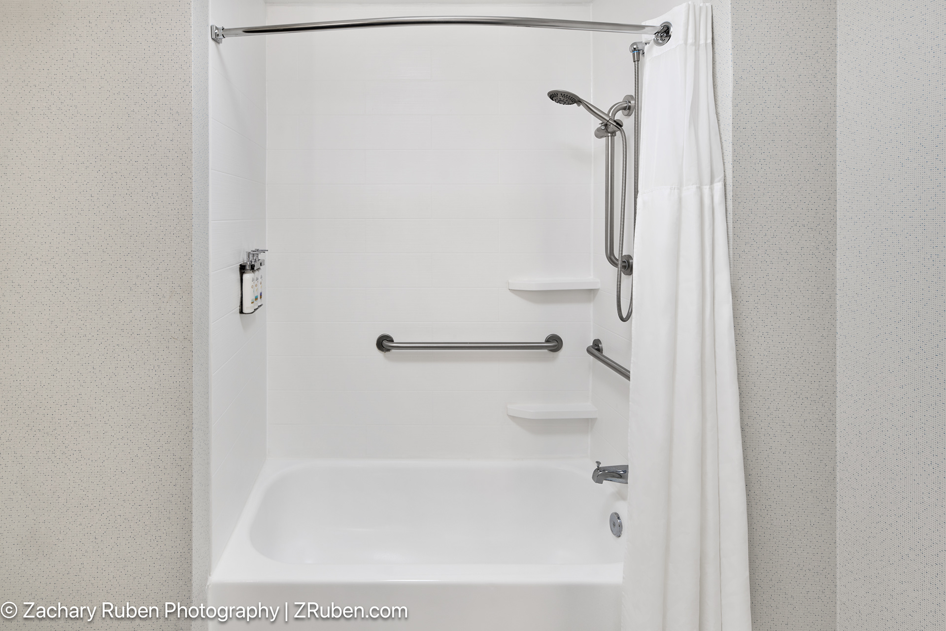 Accessible Shower/Tub Bathroom at Holiday Inn Express Kansas City - At the Legends