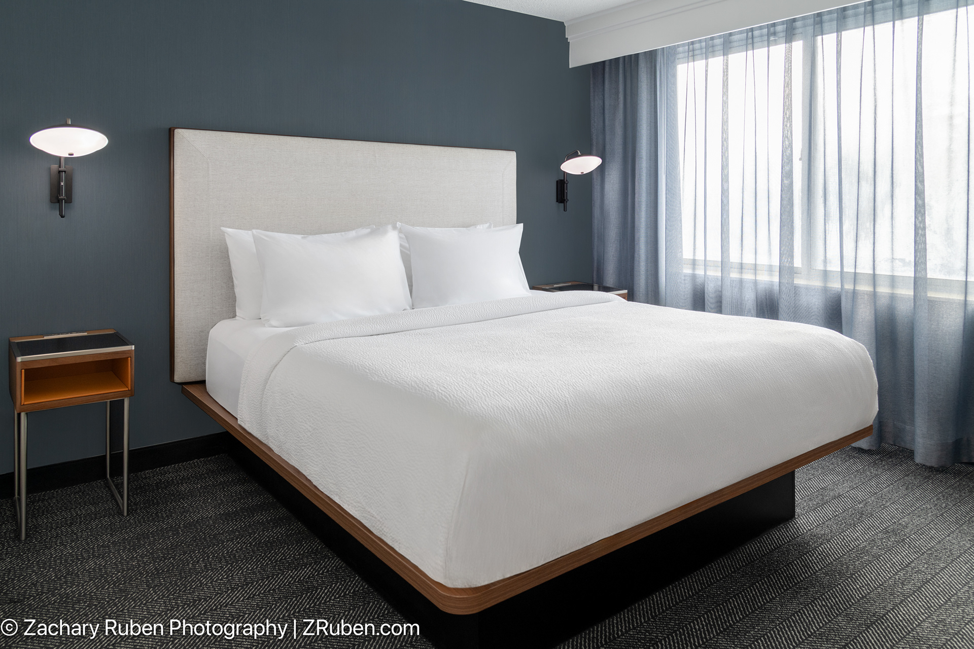 King Suite Bedroom at Courtyard Cleveland Airport South