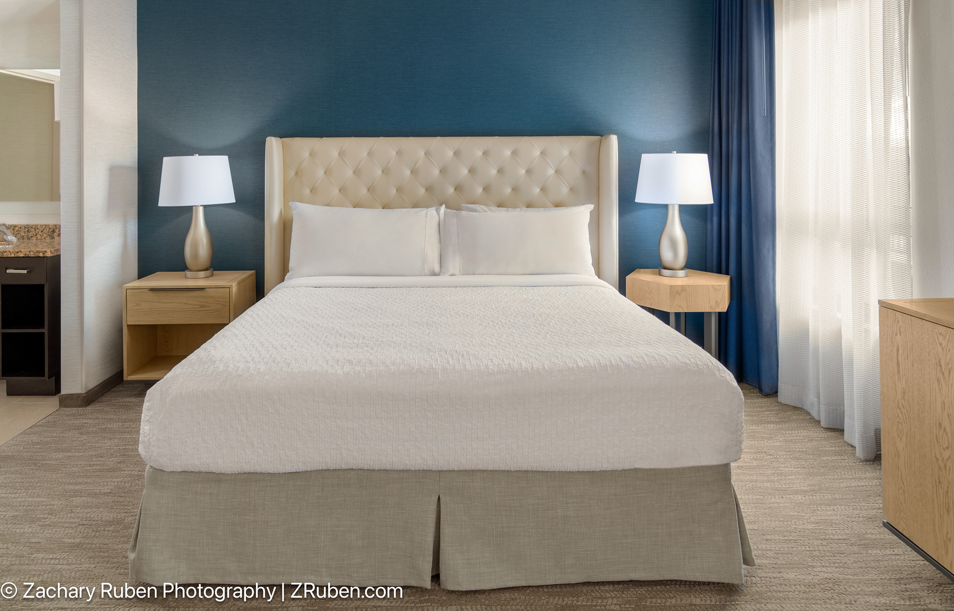 King Bed at Homewood Suites Palo Alto