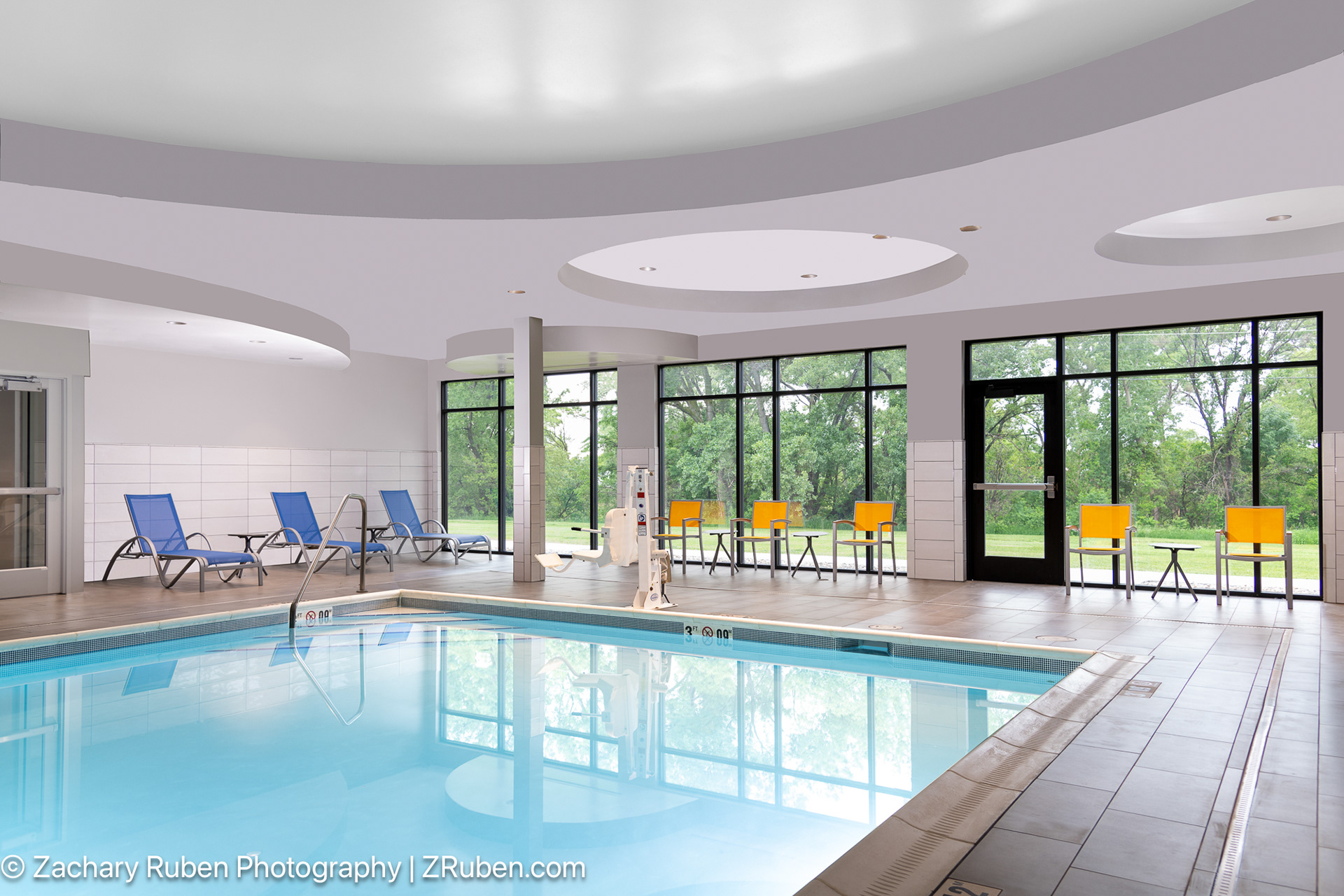 Indoor Pool at TownePlace Suites and Fairfield Inn & Suites Norfolk