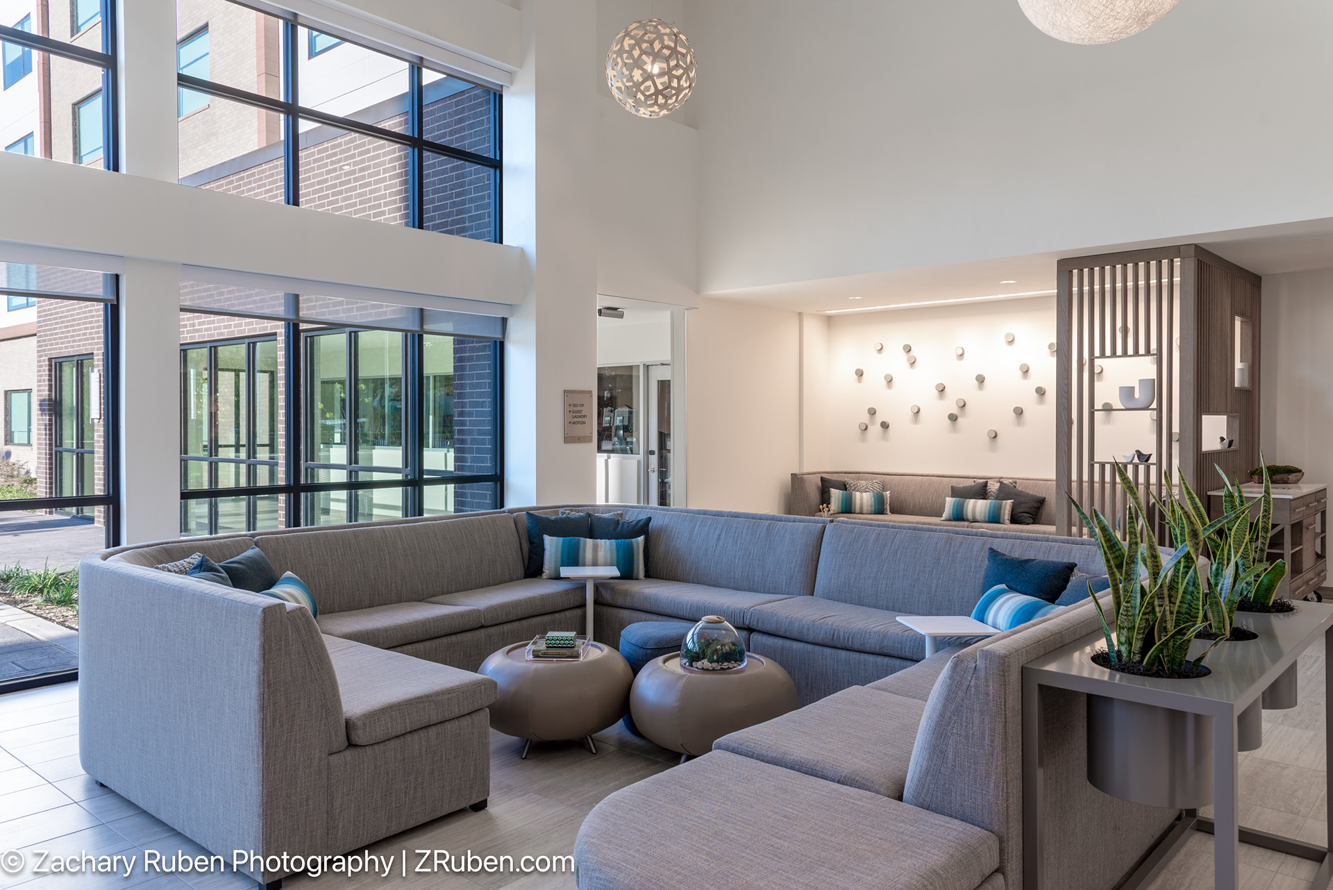 Lobby Seating Area at Element Dallas Richardson