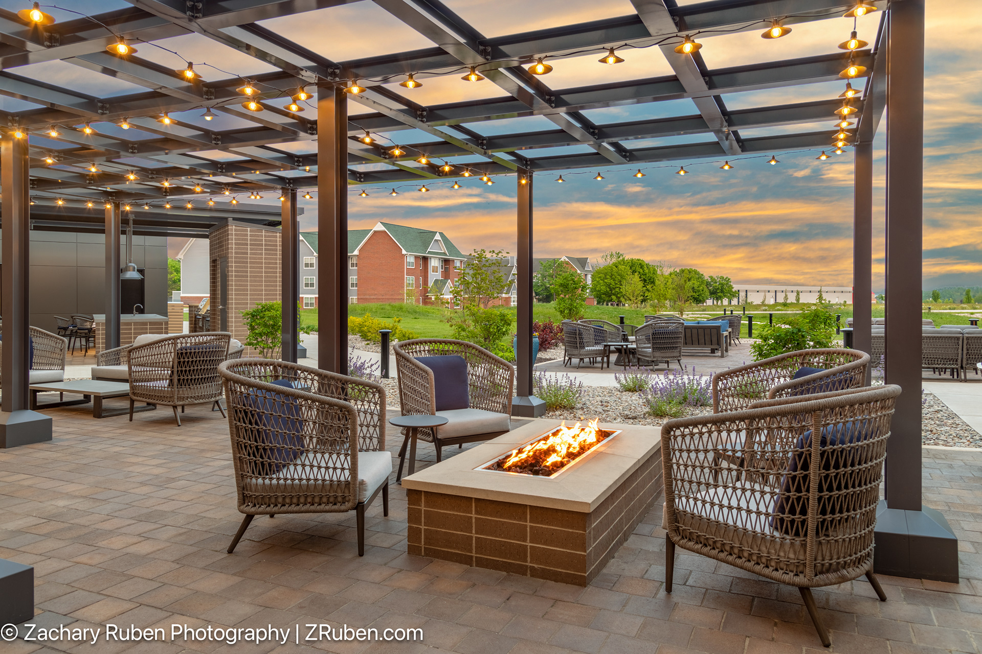 Patio at Homewood Suites Holland