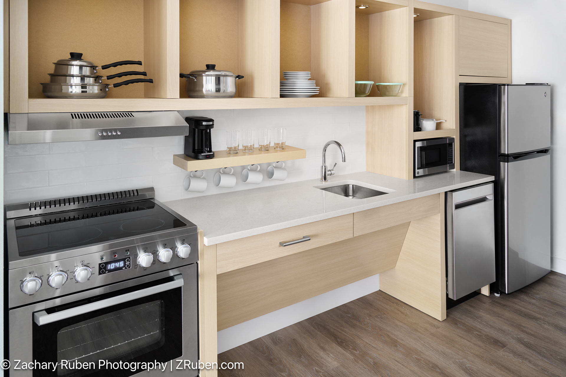 Accessible Kitchen at Towneplace Suites Romeoville