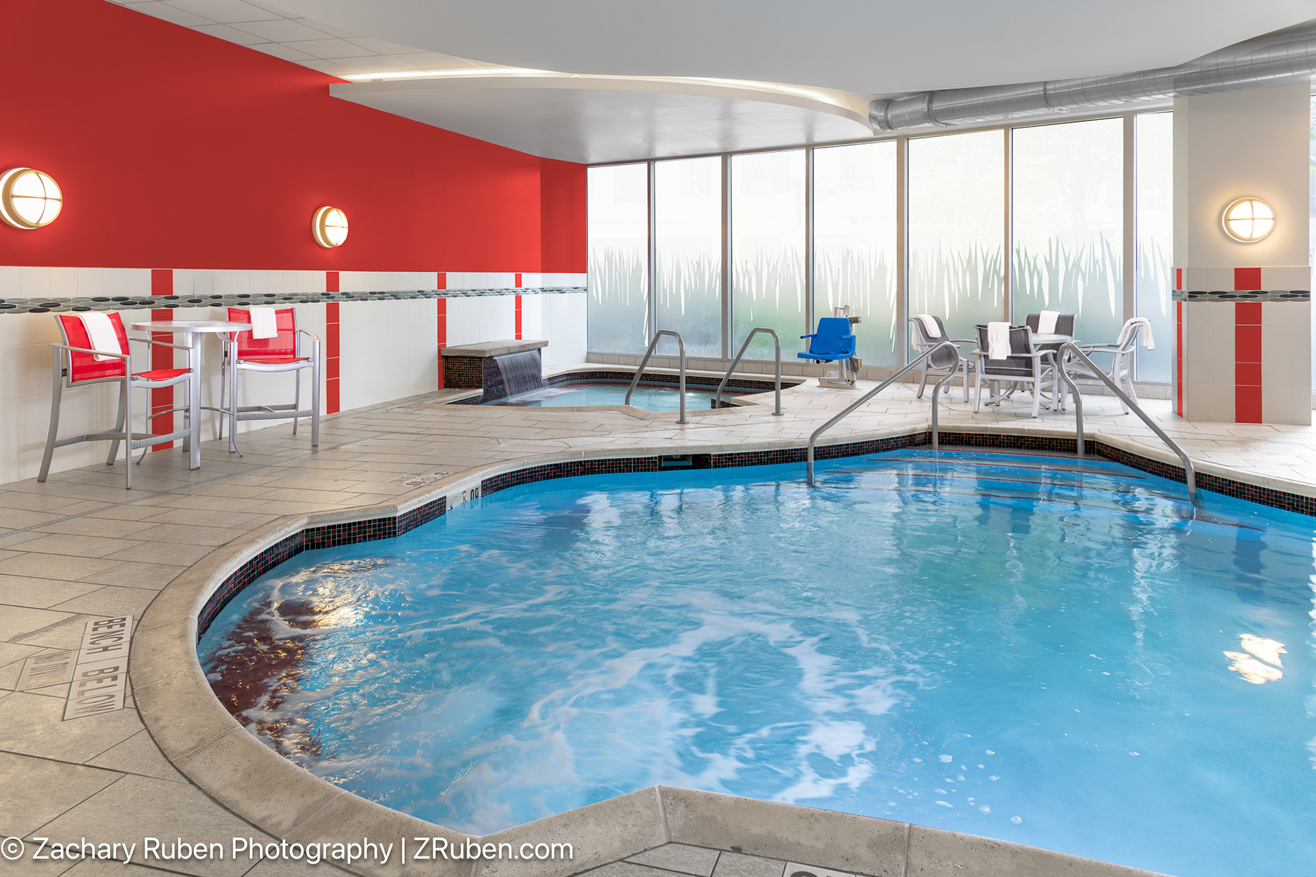 Indoor Pool at Hampton Inn & Suites Madison Downtown