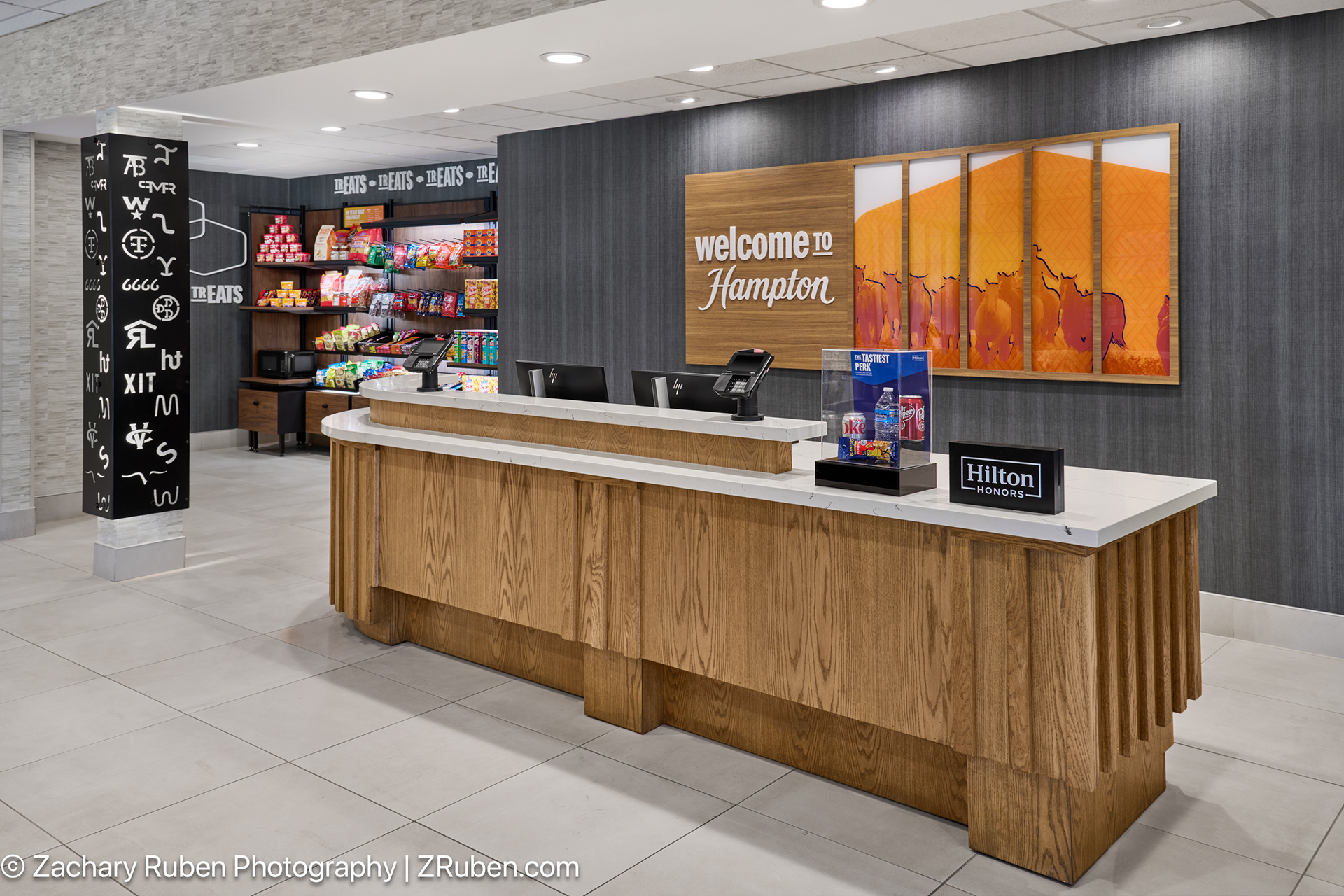 Front Desk at Hampton Inn Vernon