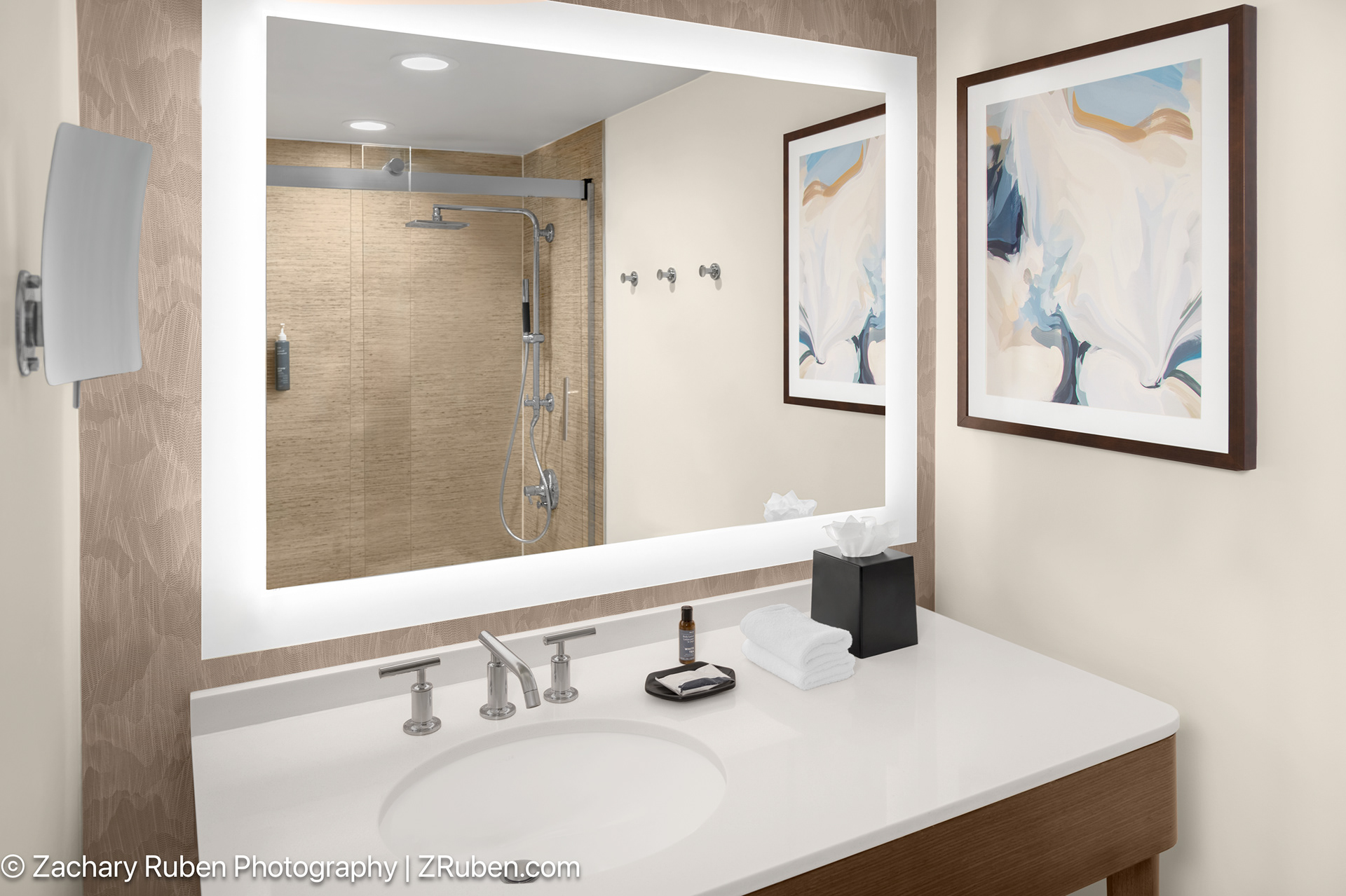 Shower Bathroom at The Westin Crystal City Reagan National Airport