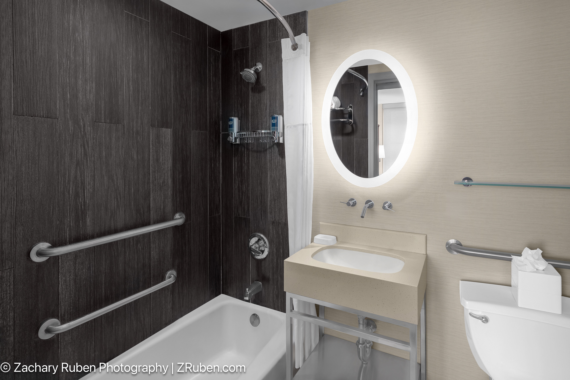 Accessible Shower/Tub Bathroom at The Solita Soho Hotel