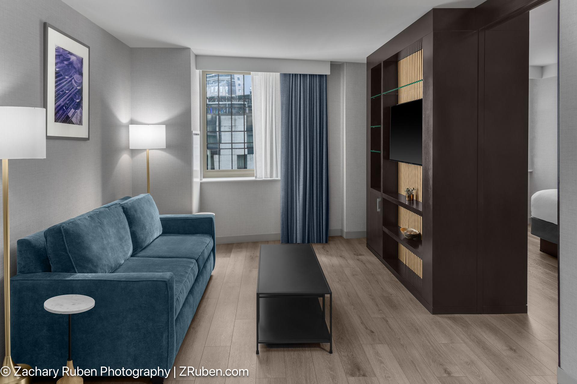 Living Room at Four Points New York Downtown