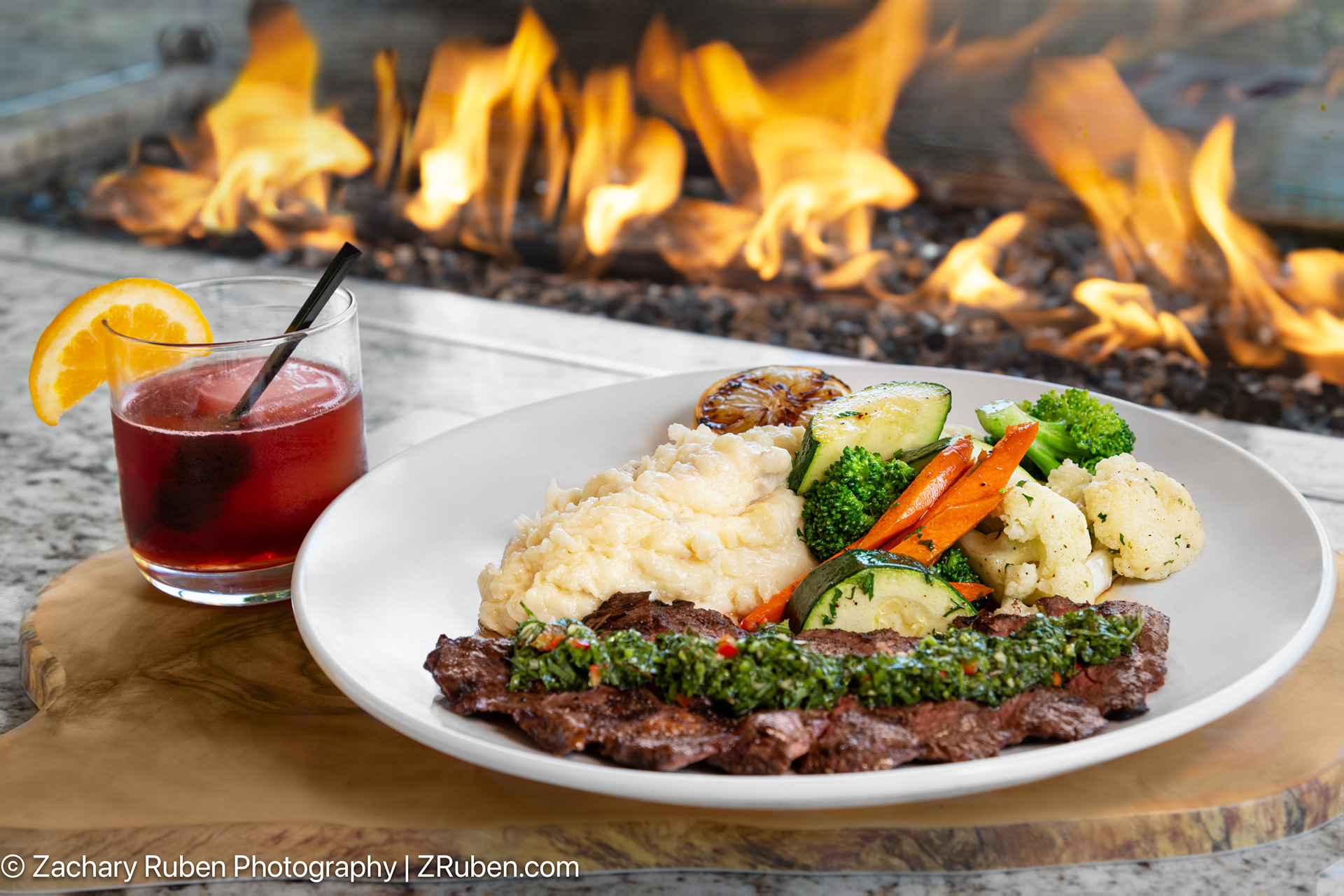 Churrasco Steak at Courtyard Palo Alto Los Altos