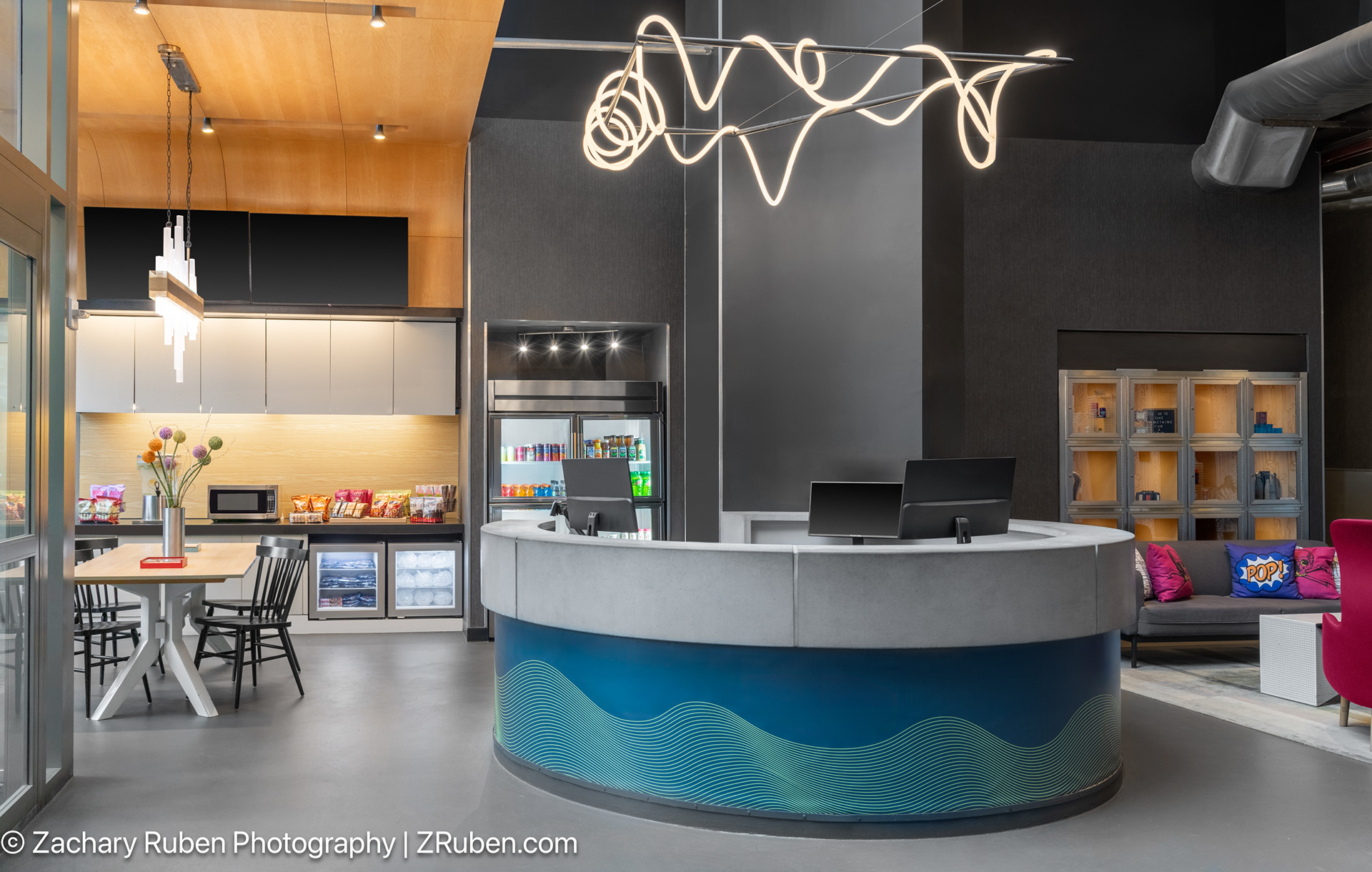 Front Desk at Aloft New York Brooklyn