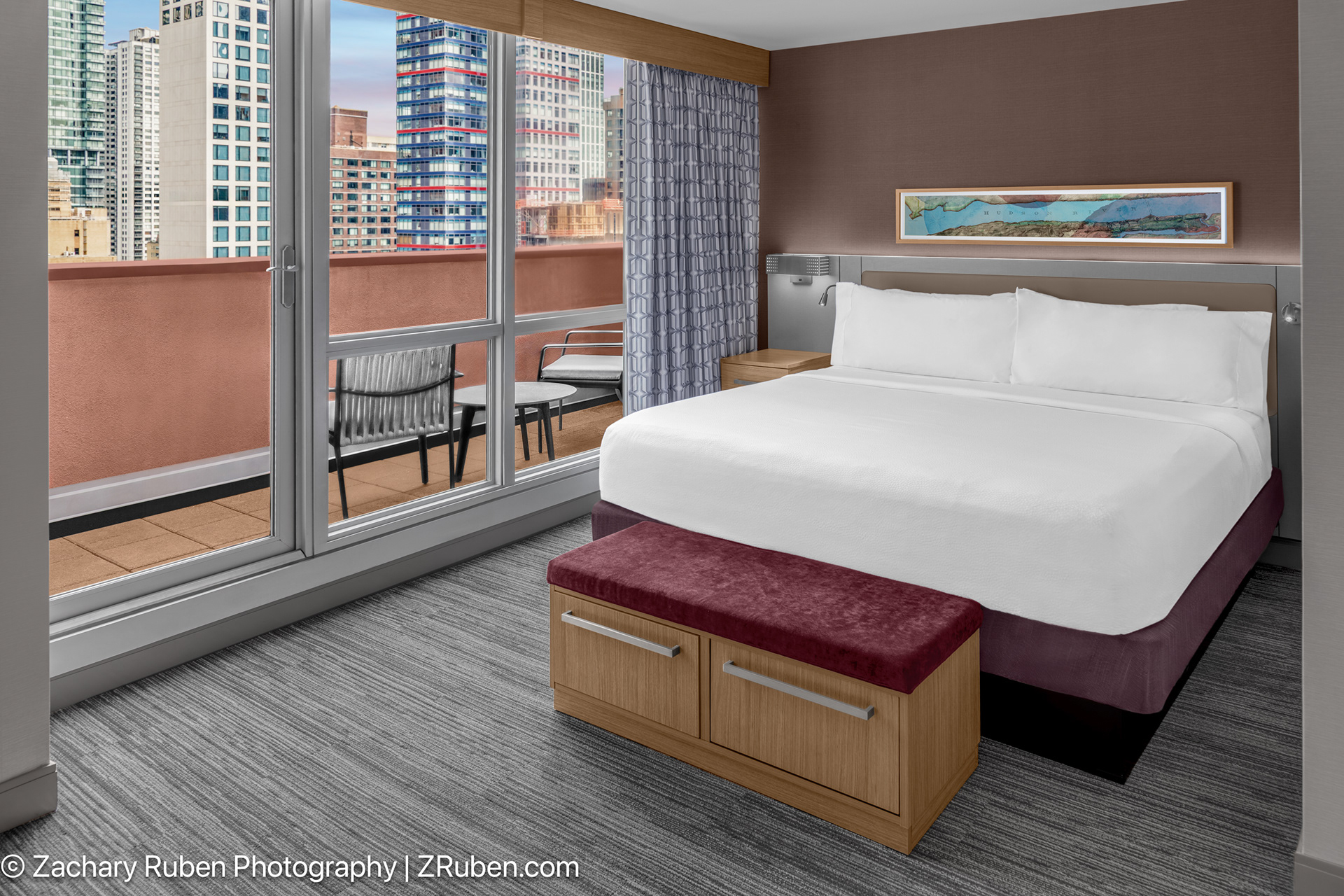 King Room with Patio at Hilton Garden Inn New York/Manhattan-Midtown East