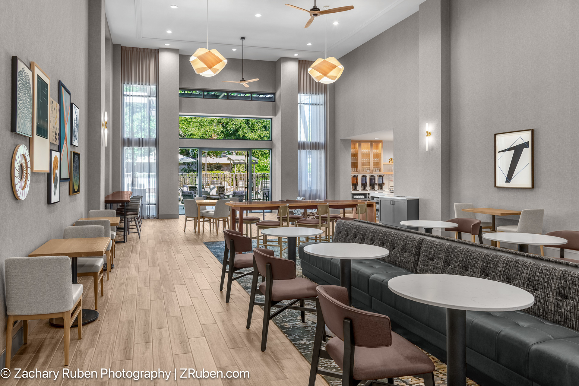 Breakfast Seating Area at Homewood Suites Palo Alto