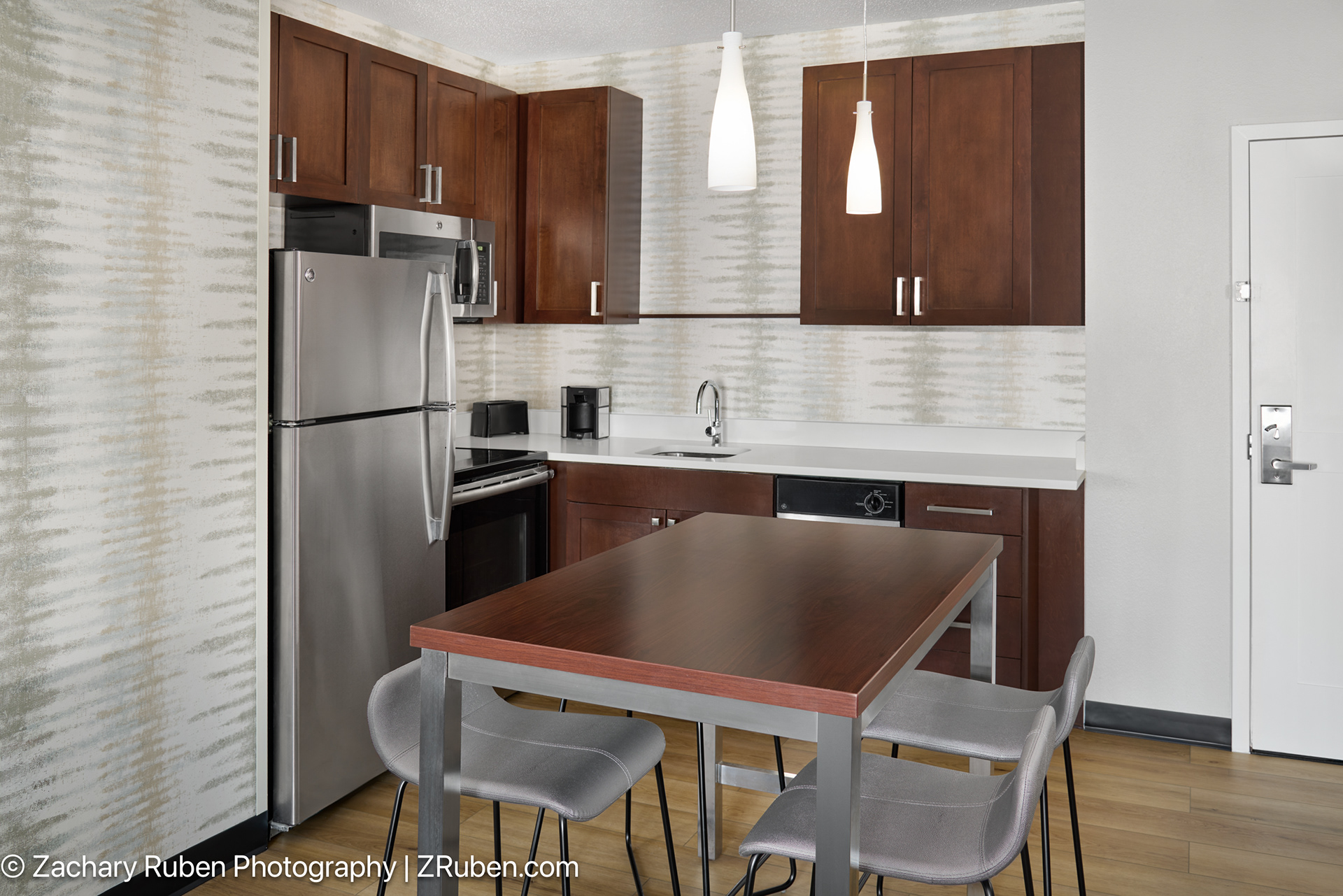 Two Bedroom Kitchen at Residence Inn Charlotte Airport