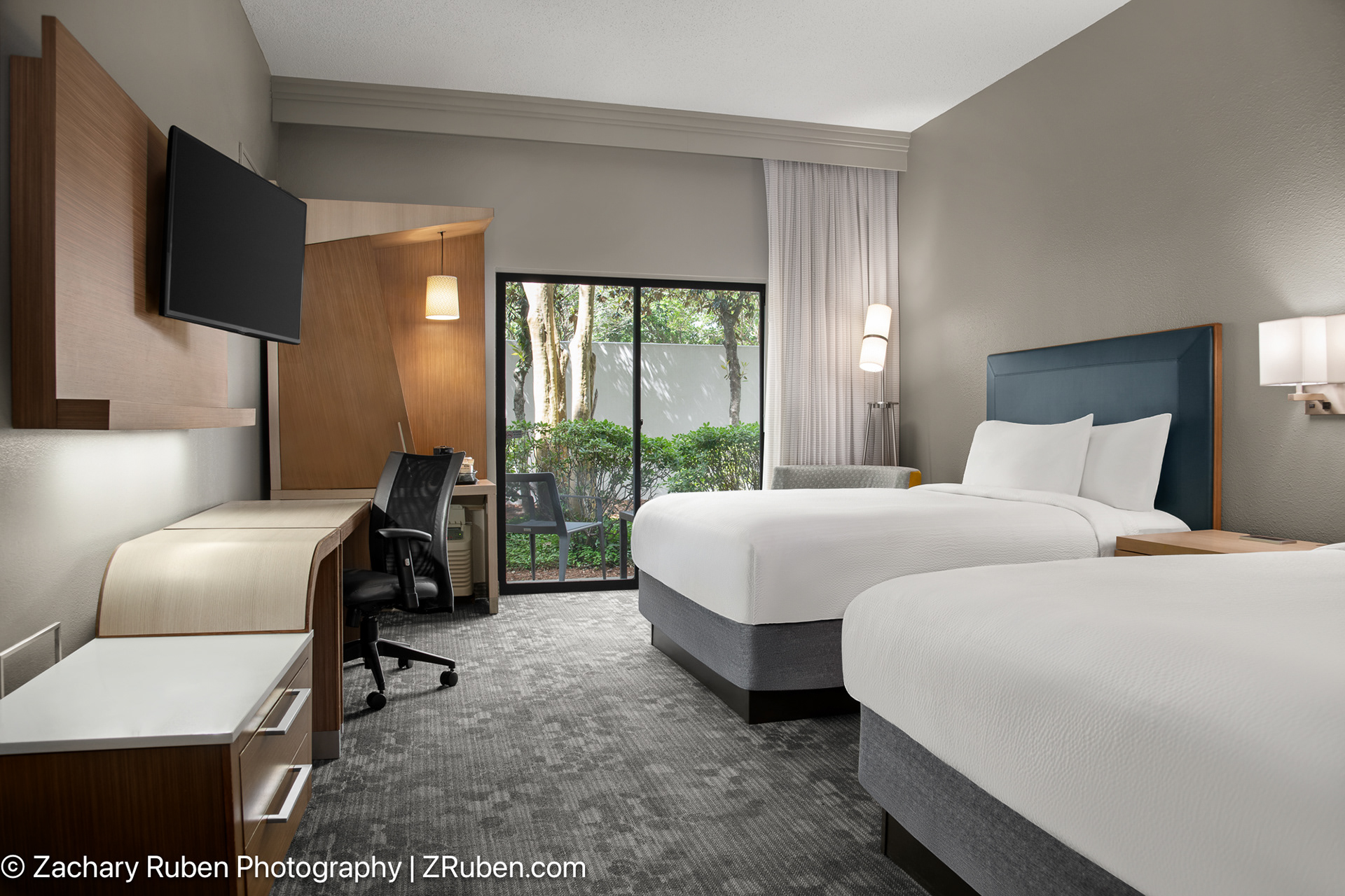 Two Queen Beds at Courtyard Lafayette Airport