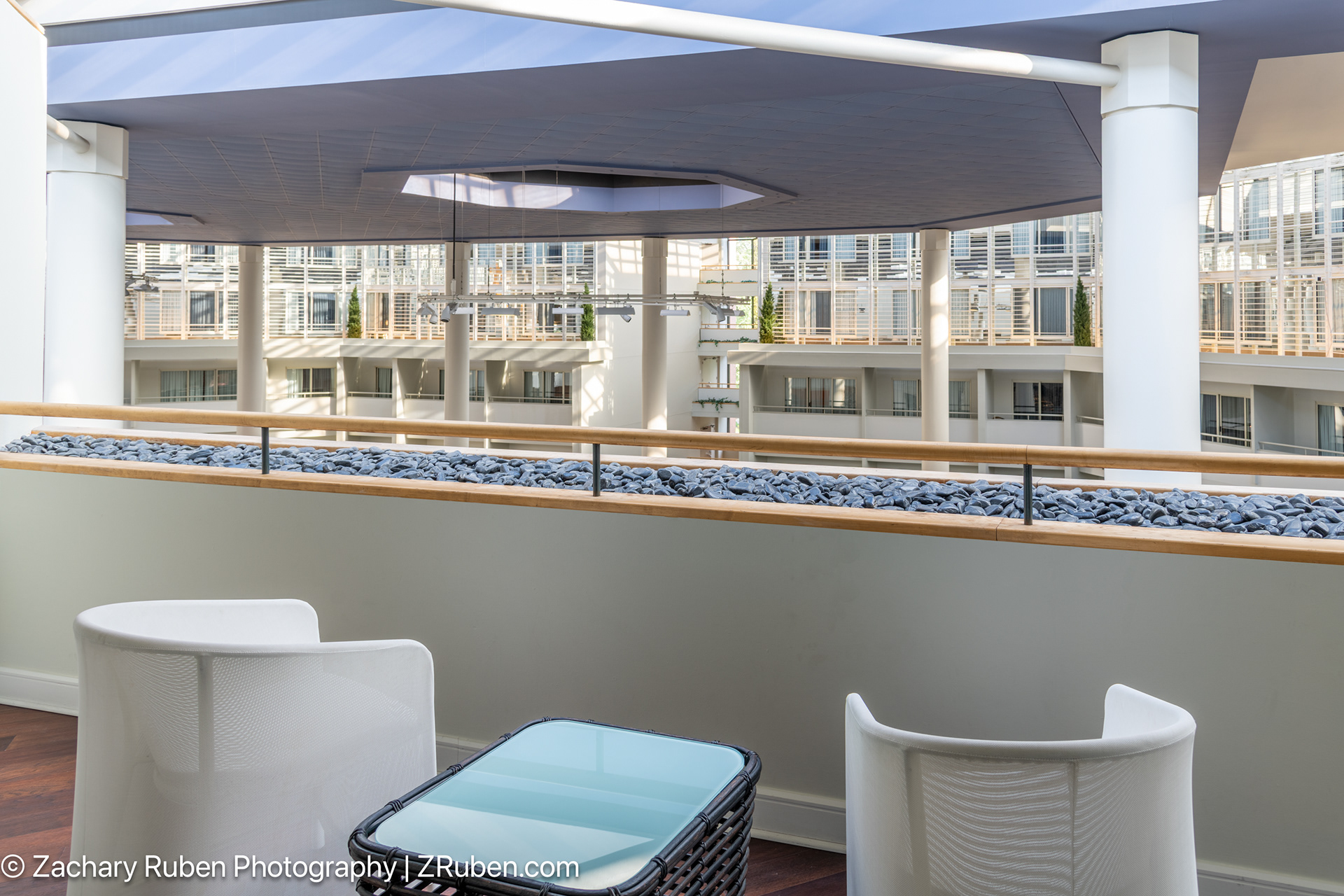 Presidential Suite Indoor Balcony at Hyatt Regency Princeton