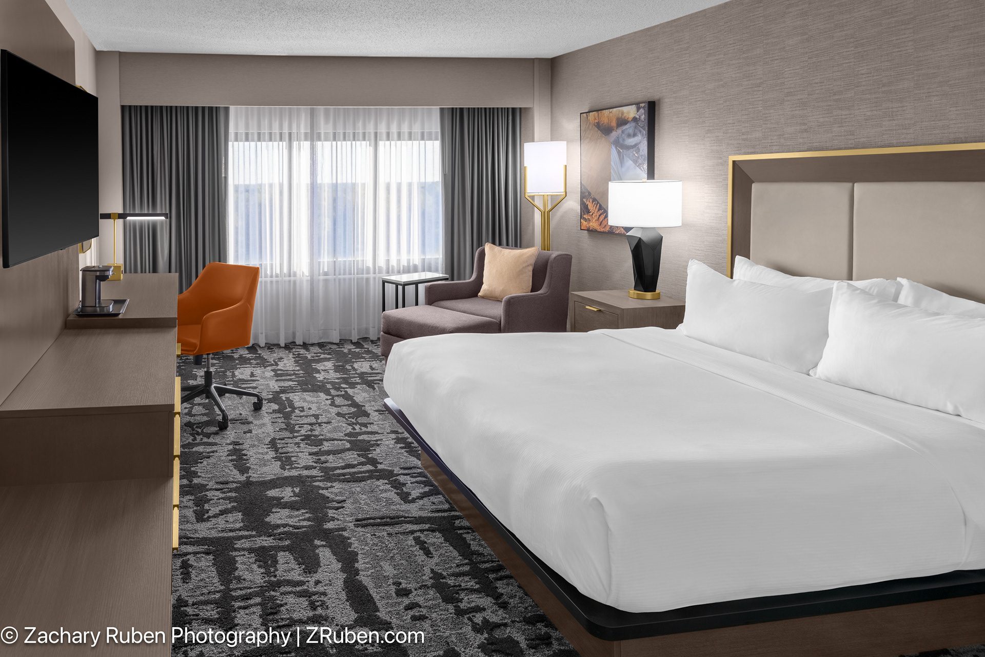 King Guest Room at Doubletree Springfield