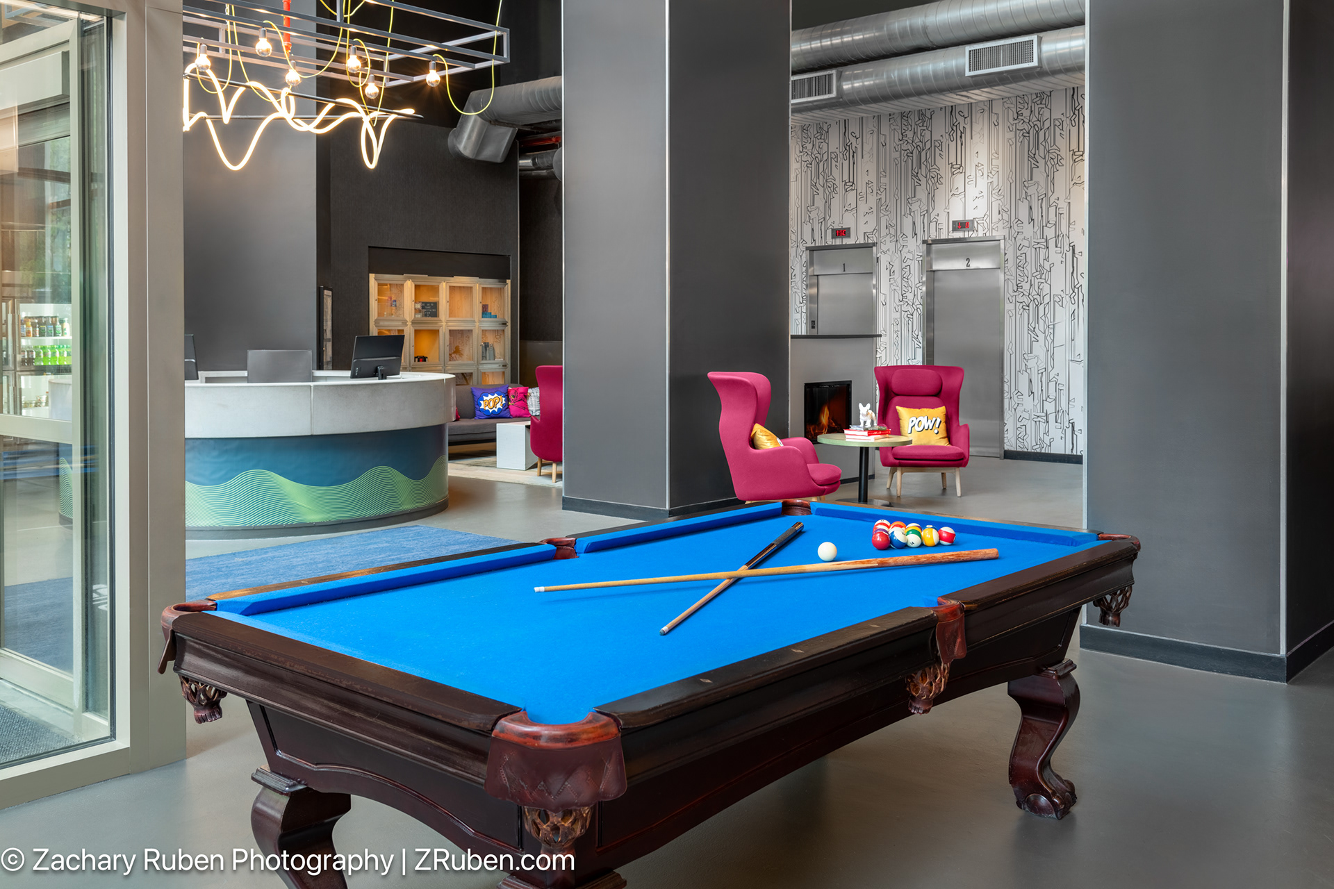 Pool Table at Aloft New York Brooklyn