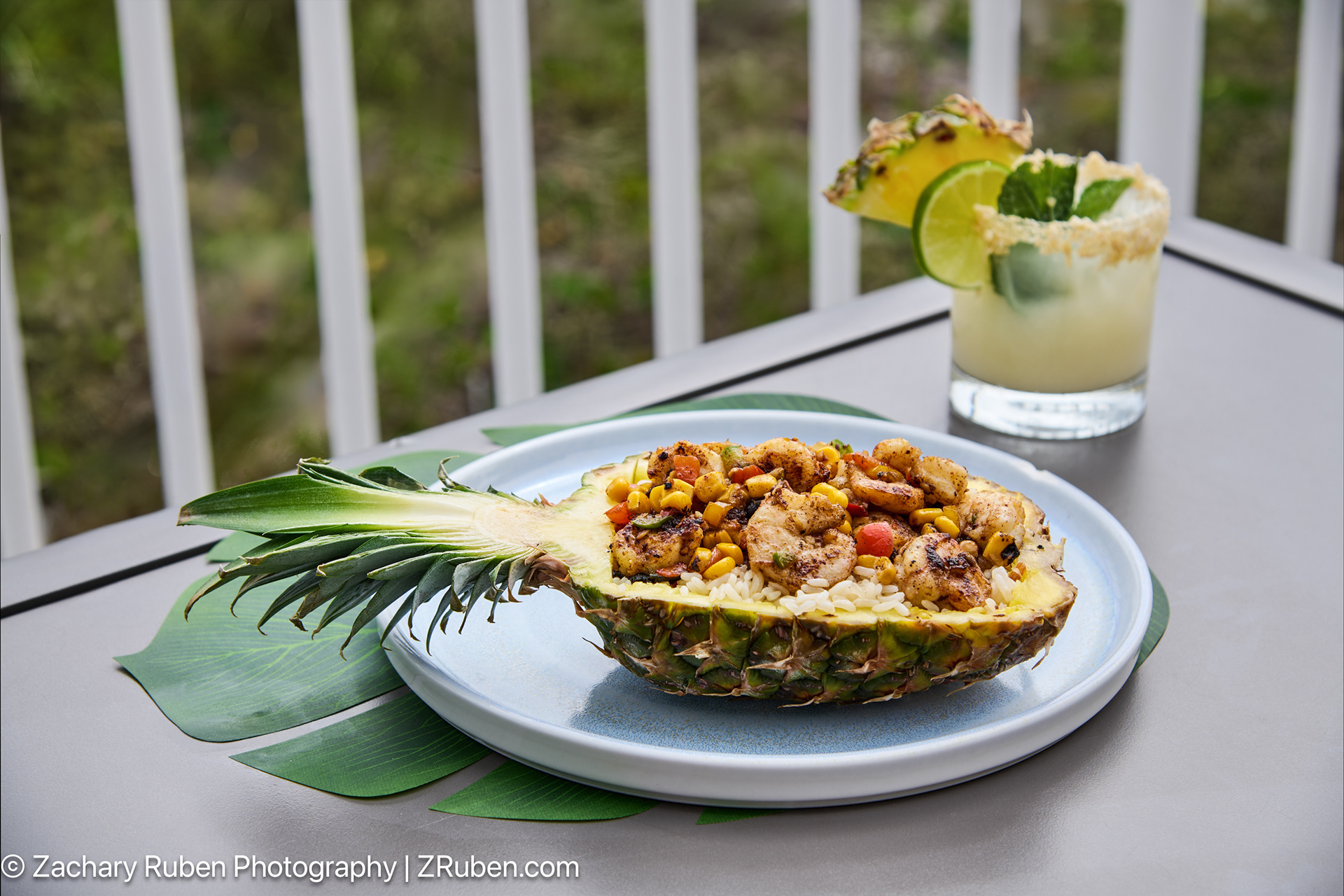 Shrimp Pineapple Bowl at Courtyard Jacksonville Beach Oceanfront