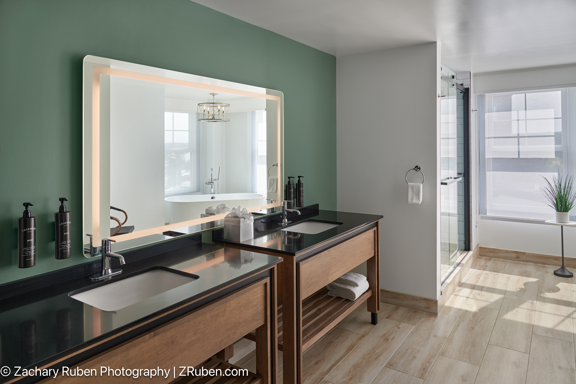 Presidential Suite Bathroom at Hotel Canandaigua, Tapestry Collection by Hilton