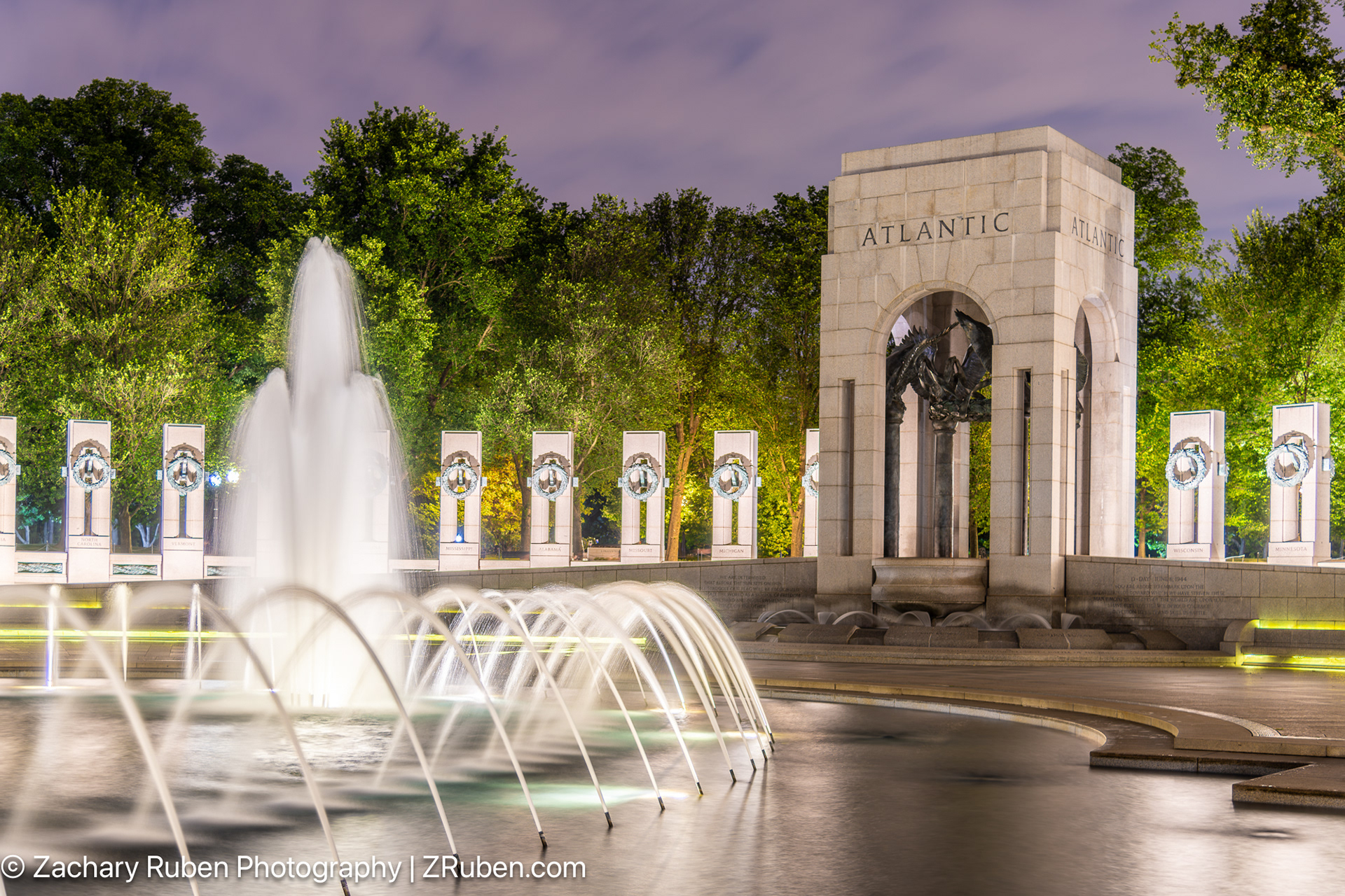 WWII Memorial in Washington DC