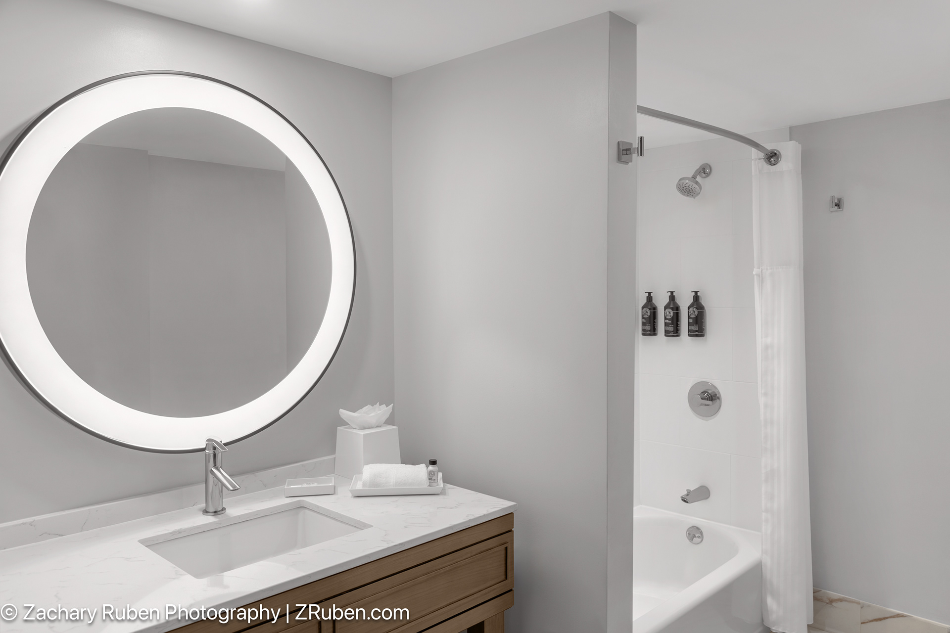 Shower/Tub Bathroom at ARC Hotel, Washington DC, Series by Marriott