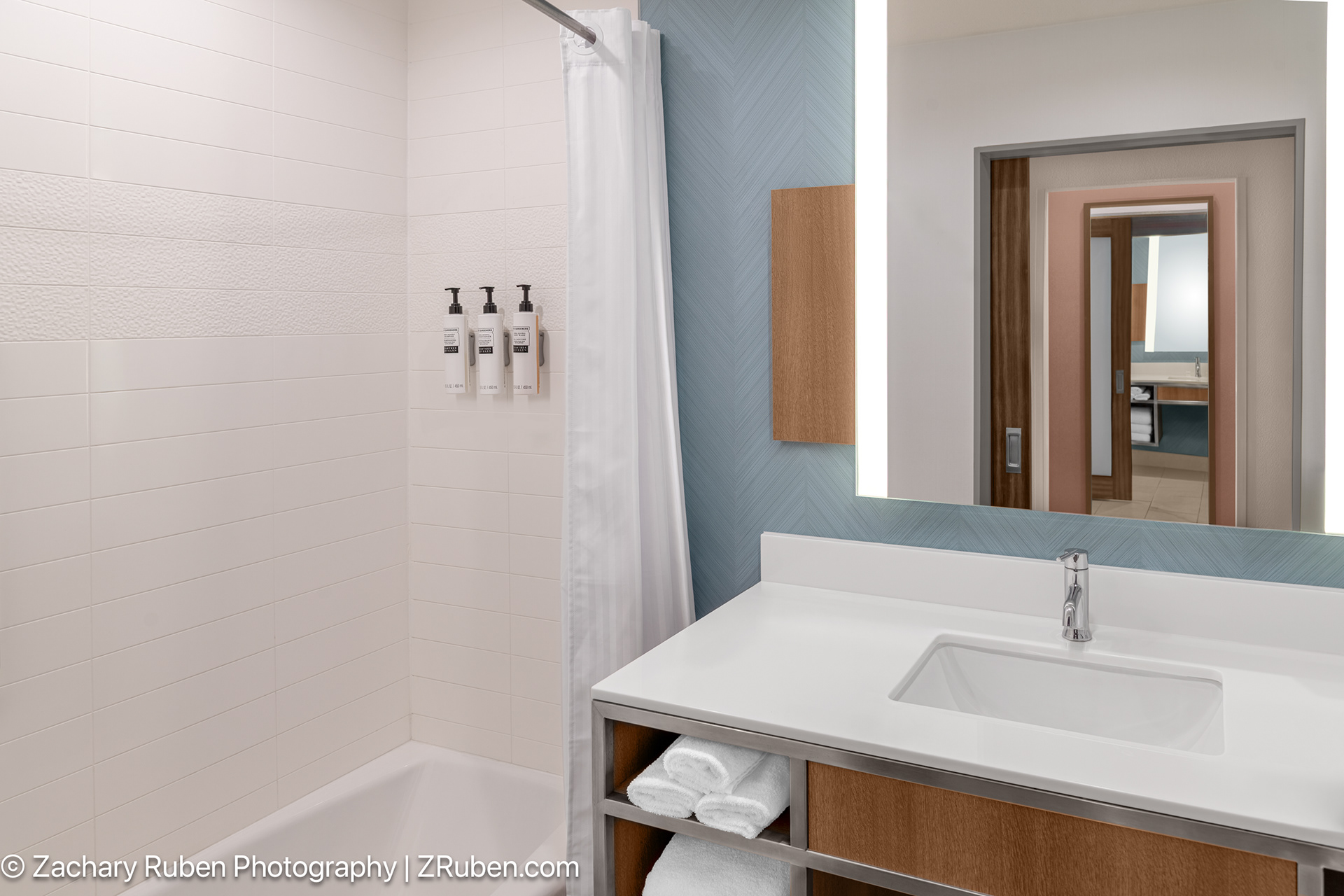 Shower/Tub Combination Bathroom at Hilton Garden Inn Topeka