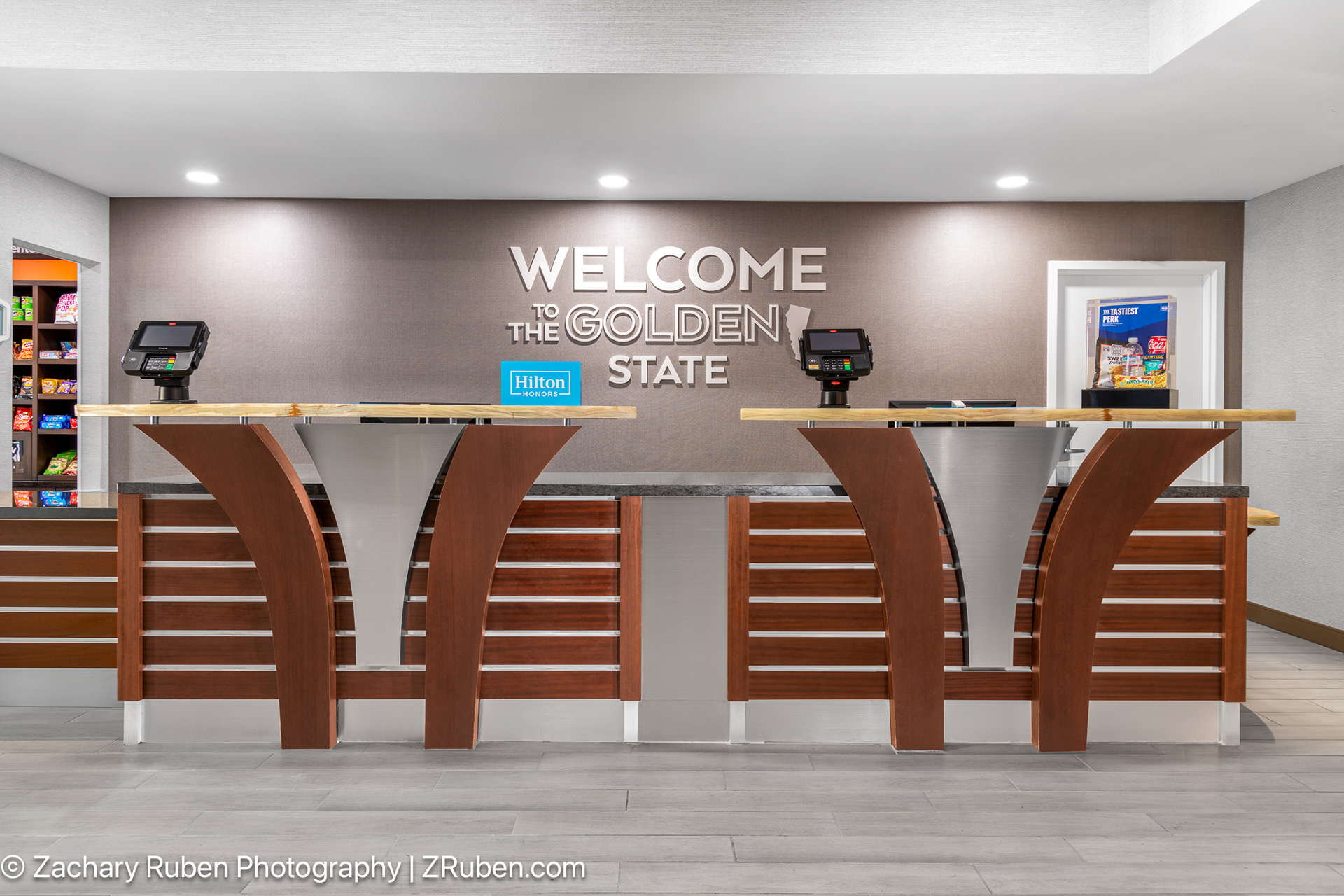 Front Desk at Hampton Inn Sacramento CAL Expo