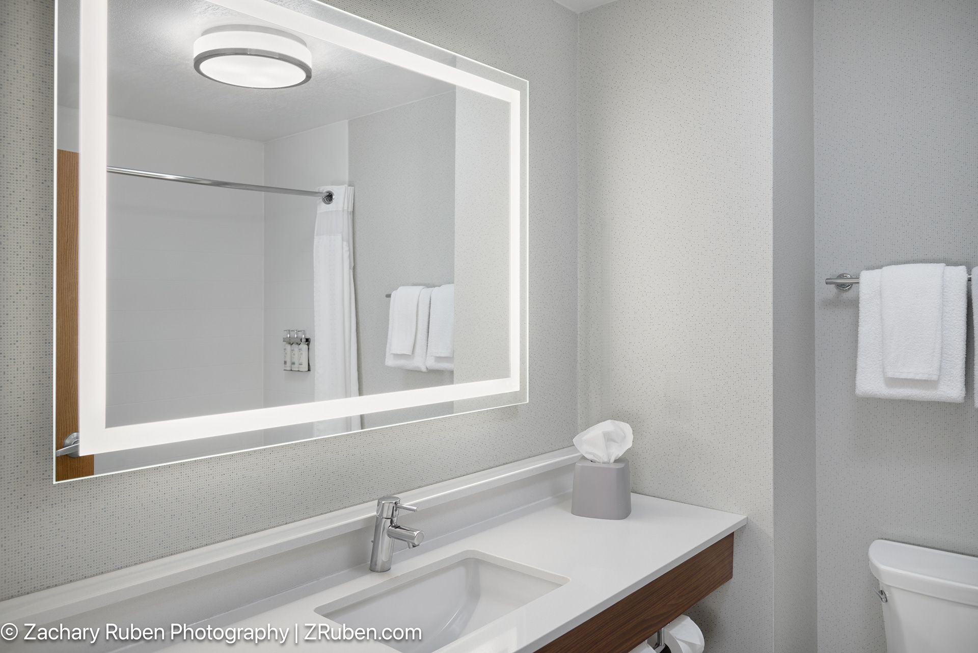 Shower/Tub Combination Bathroom at Holiday Inn Express Kansas City - At the Legends