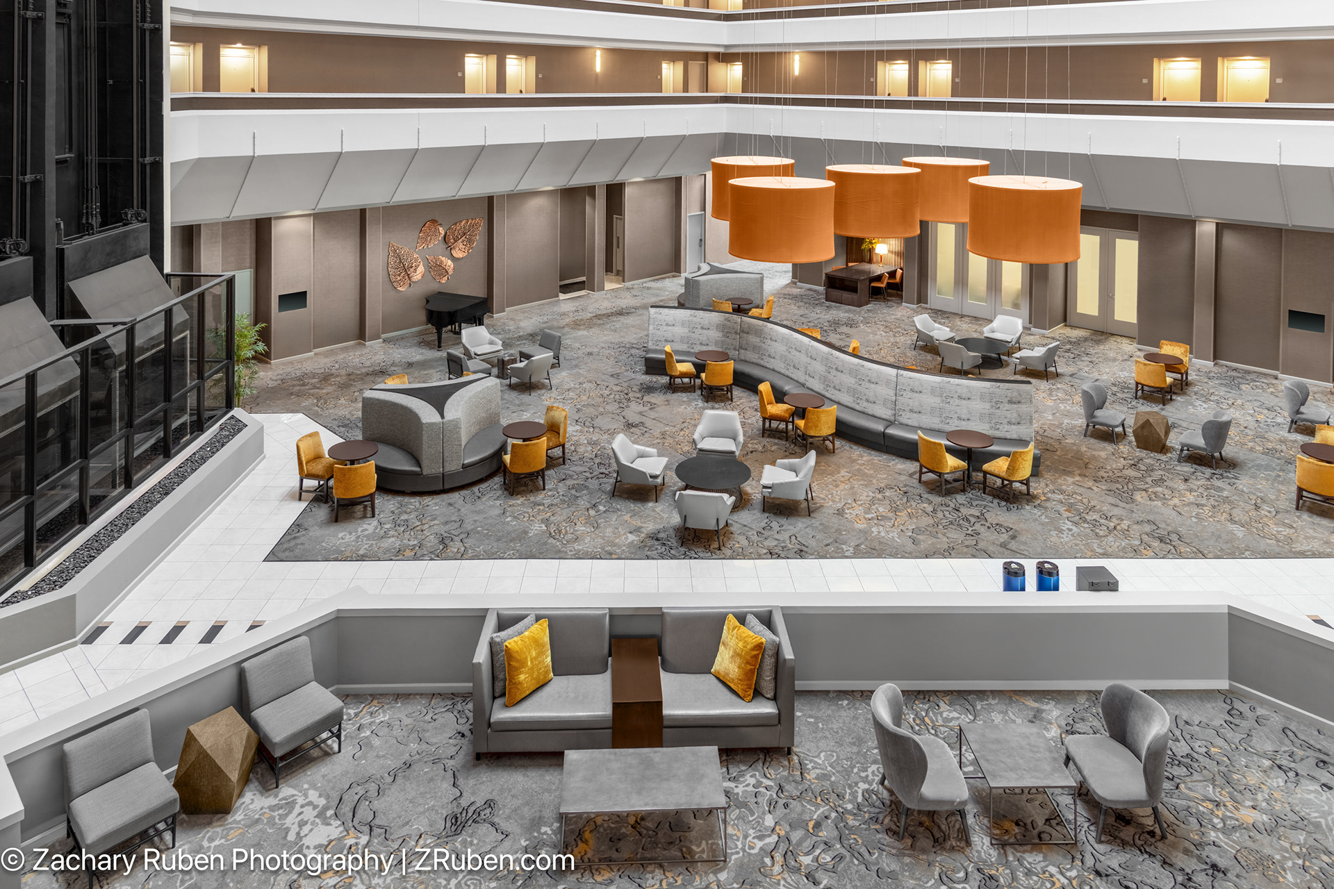 Lobby Atrium at Doubletree Springfield