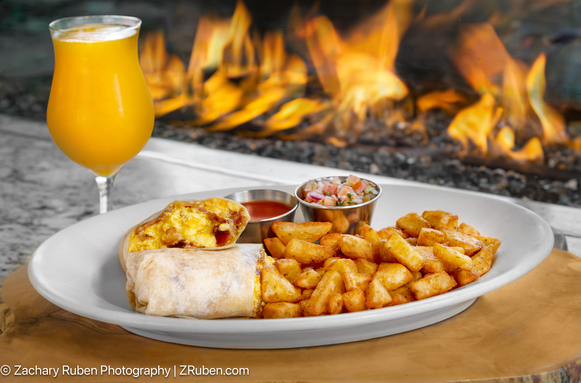 Breakfast Burrito at Courtyard Palo Alto Los Altos