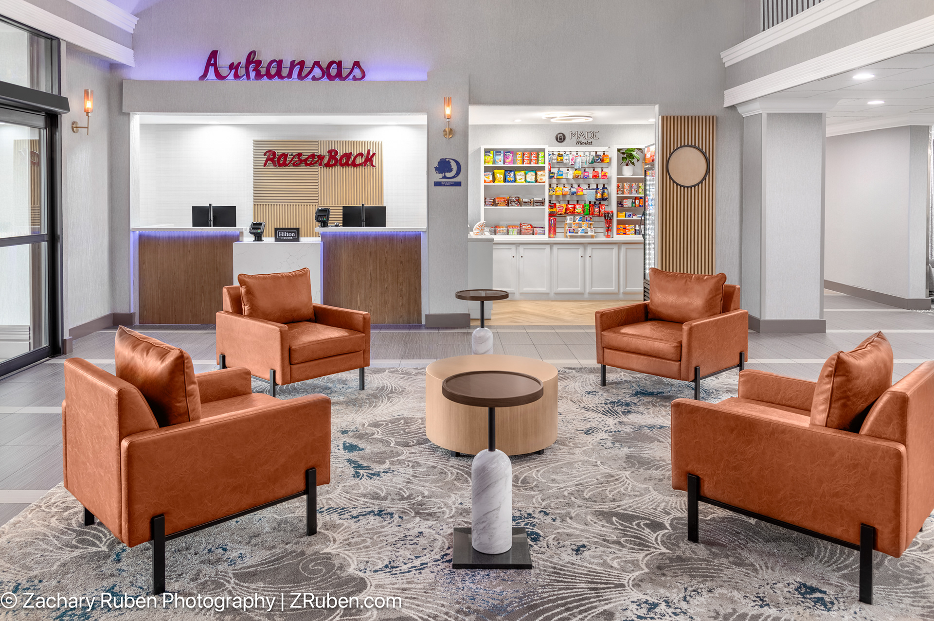 Lobby at Doubletree Springdale