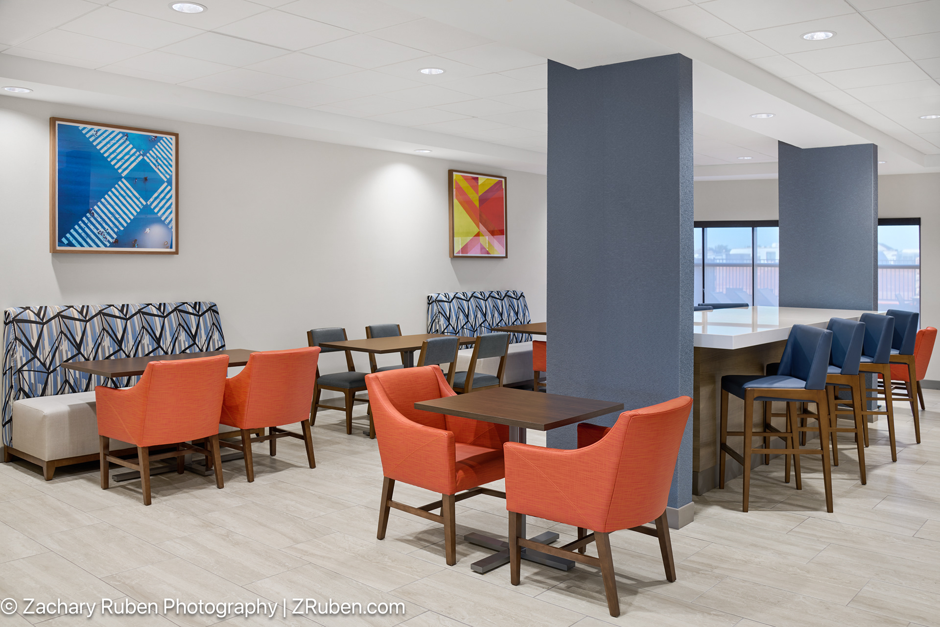 Breakfast Seating Area at Holiday Inn Express & Suites Odessa