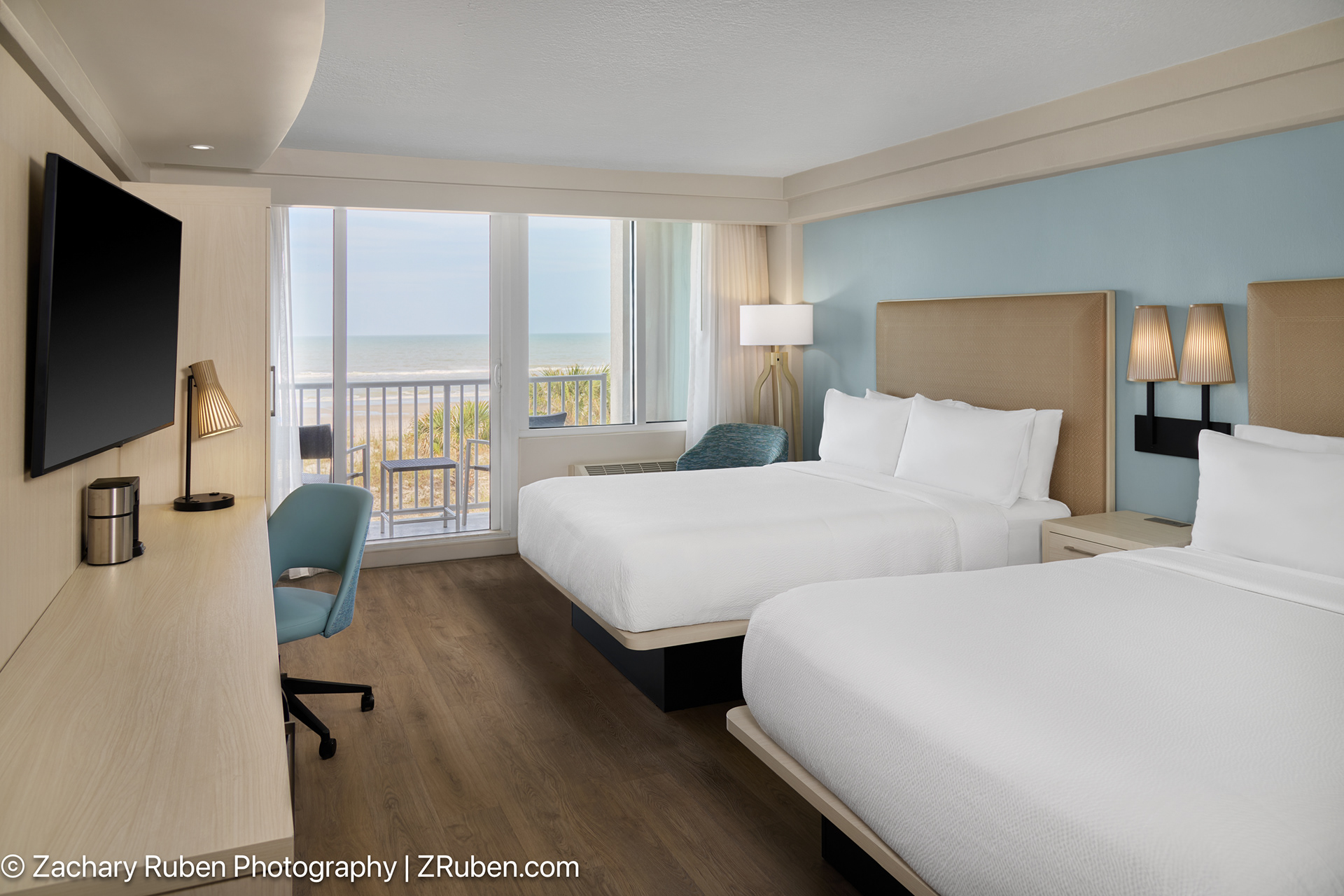 Two Queens at Courtyard Jacksonville Beach Oceanfront