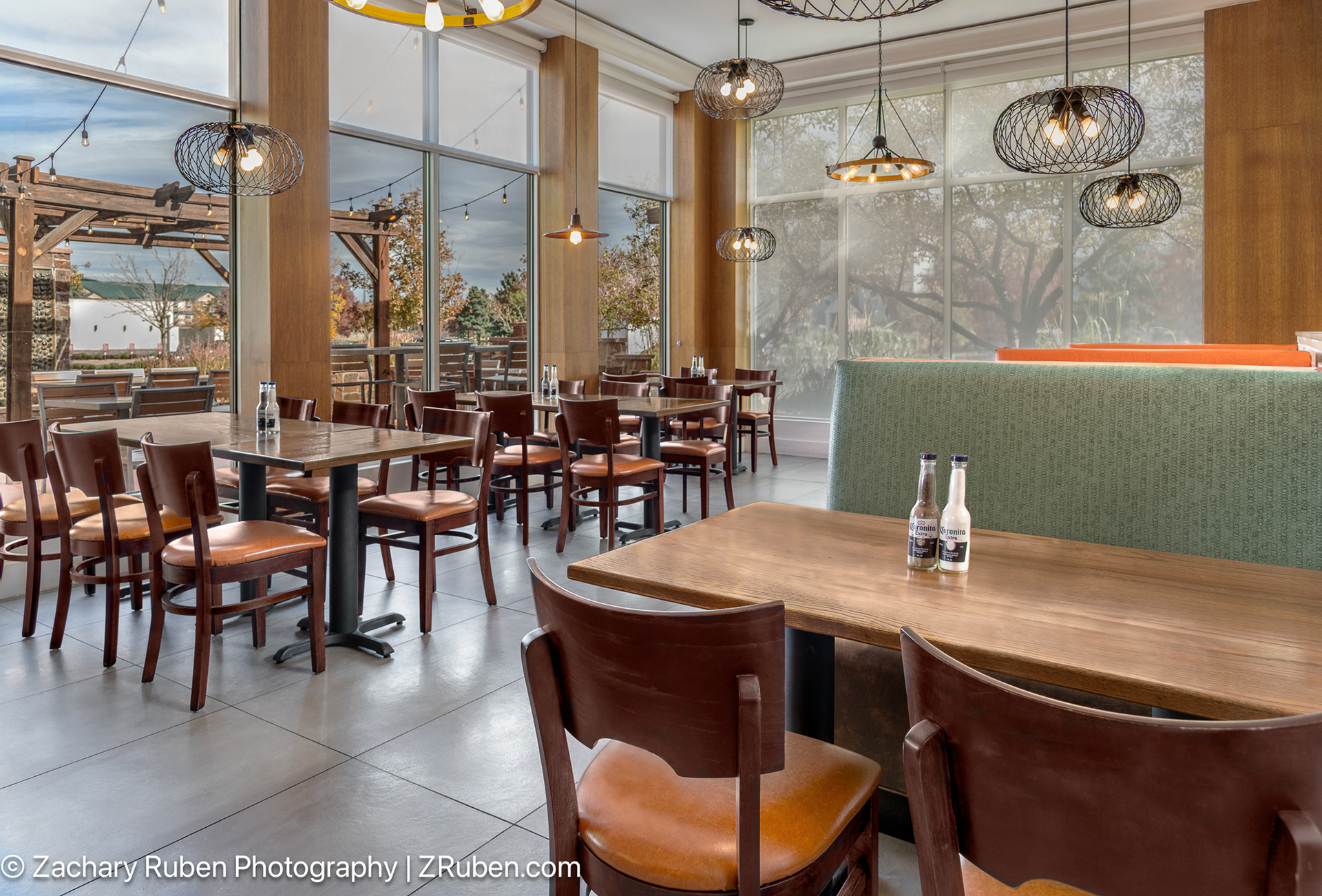 On The Border Seating Area at Hilton Garden Inn Denver Airport