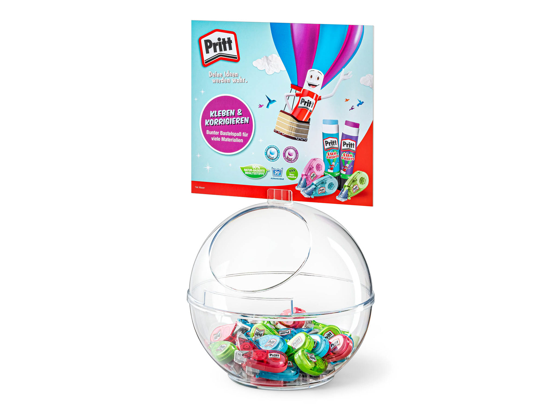 Pritt POS Display Klebe- und Korrigierroller