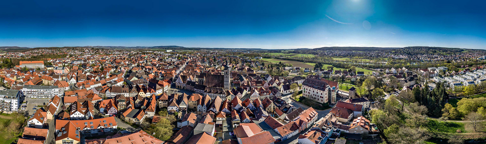 Altstadt, Forchheim, Mit Kaiserpfalz und Pfarrkirche St. Martin, Oberfranken