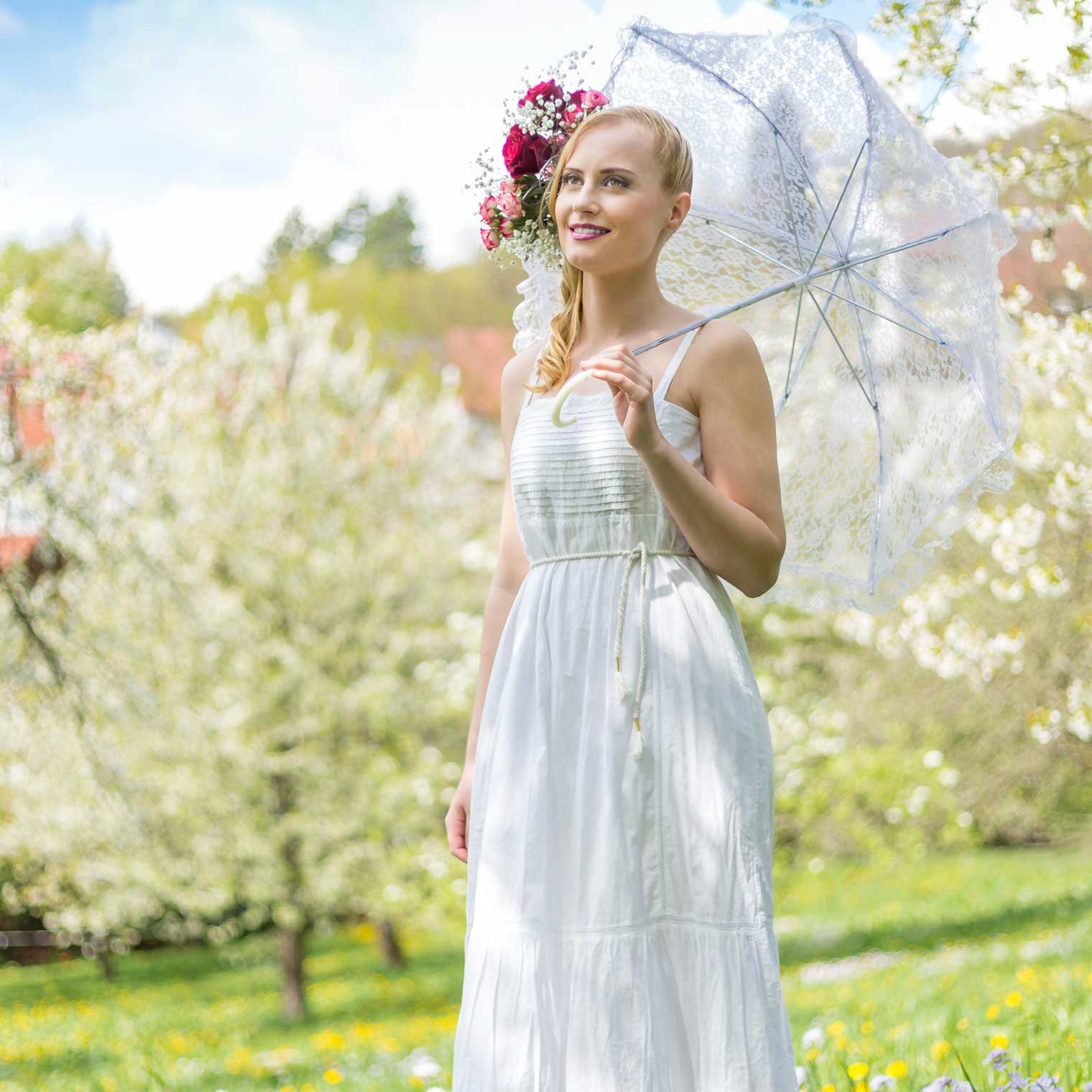 Sommerfrische im Kirschgarten, People-Shooting, Frühlingsflair