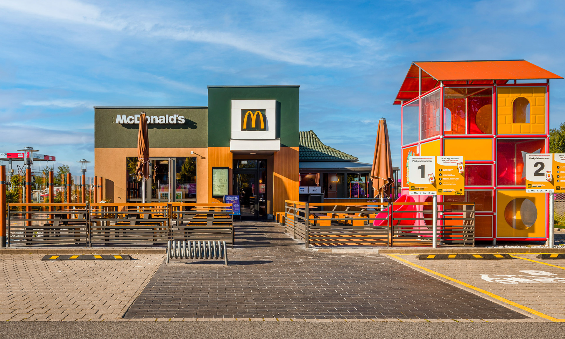 Systemrestaurant in Neumarkt, Eingangsbereich