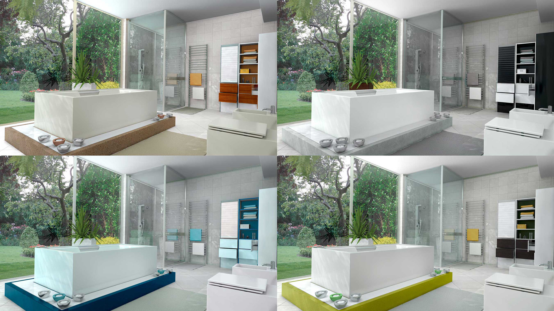 Umfärben von 3D renderings, Bildretusche, Kunststoff, Rehau