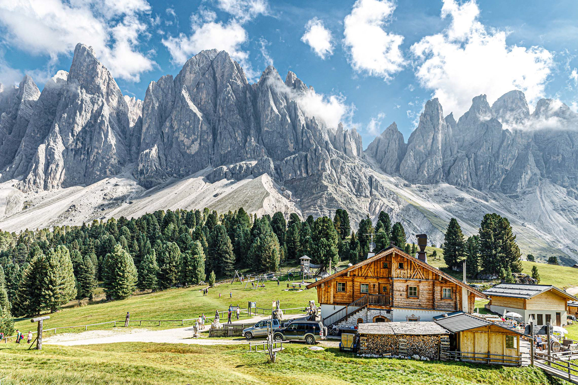 Geisleralm in den Dolomiten, Südtirol