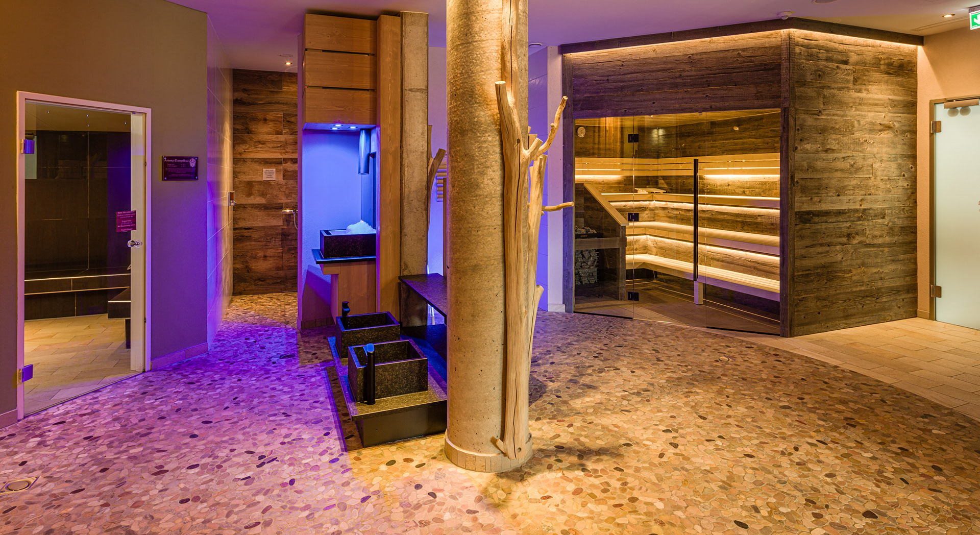 SPA & Saunalanschaft mit Steinsauna und Eisbrunnen, Landhaus Sponsel-Regus