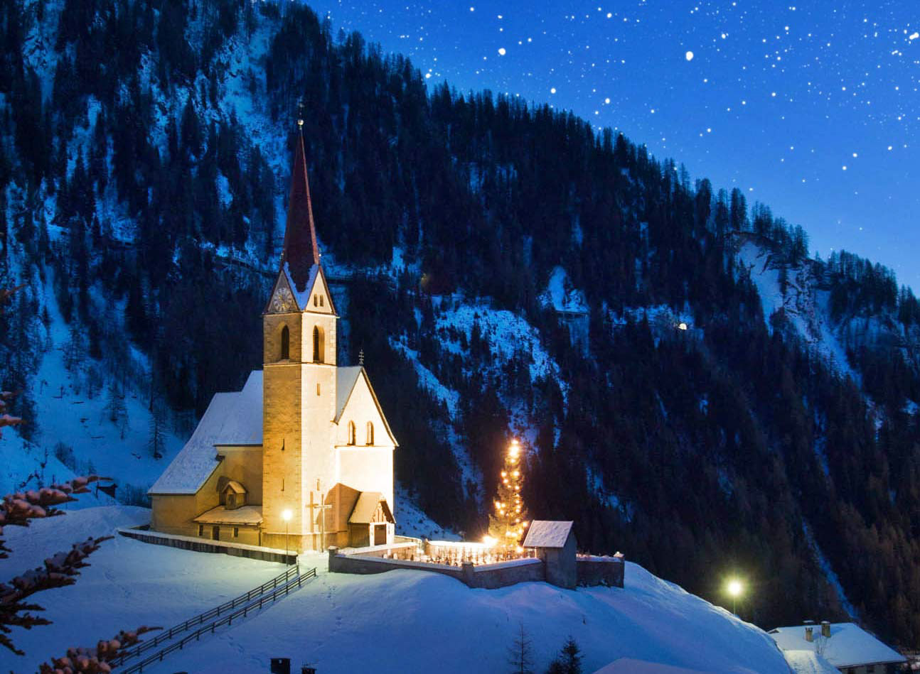 Kirche beim Gasthof Residence Rabenstein im Passeiertal