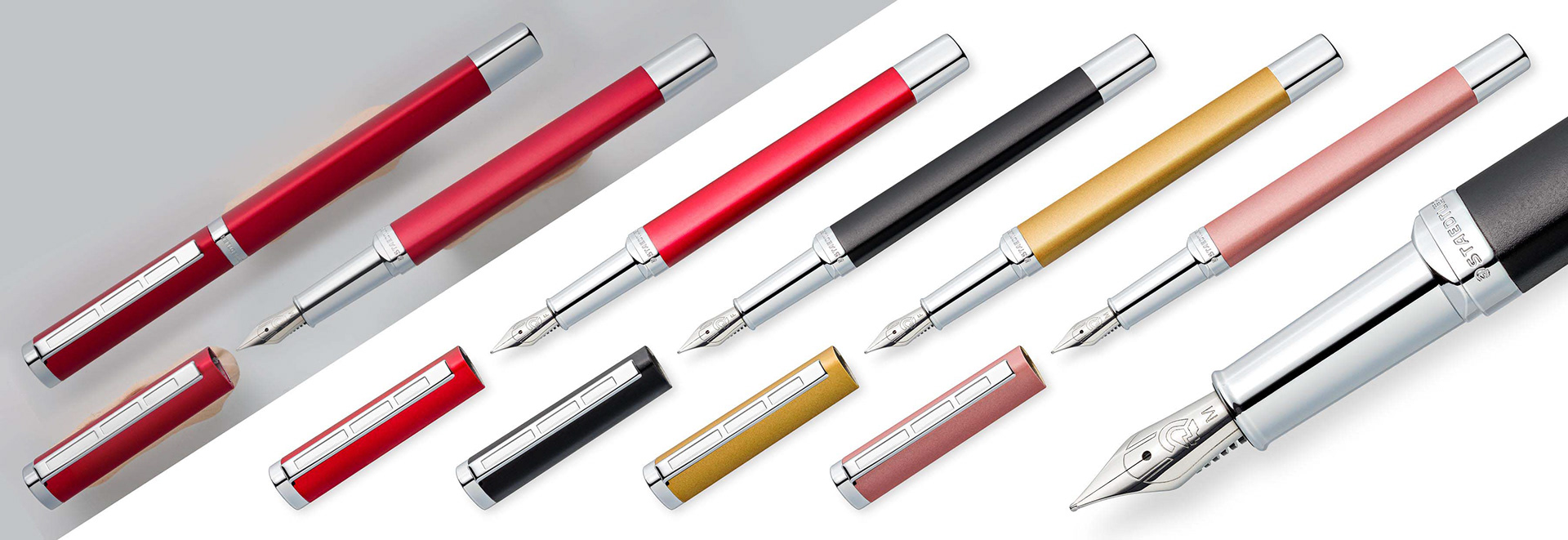Staedtler Premium, Fountain pen, Studiofotografie, Produktfoto, ColorRange, Retusche, Umfärben