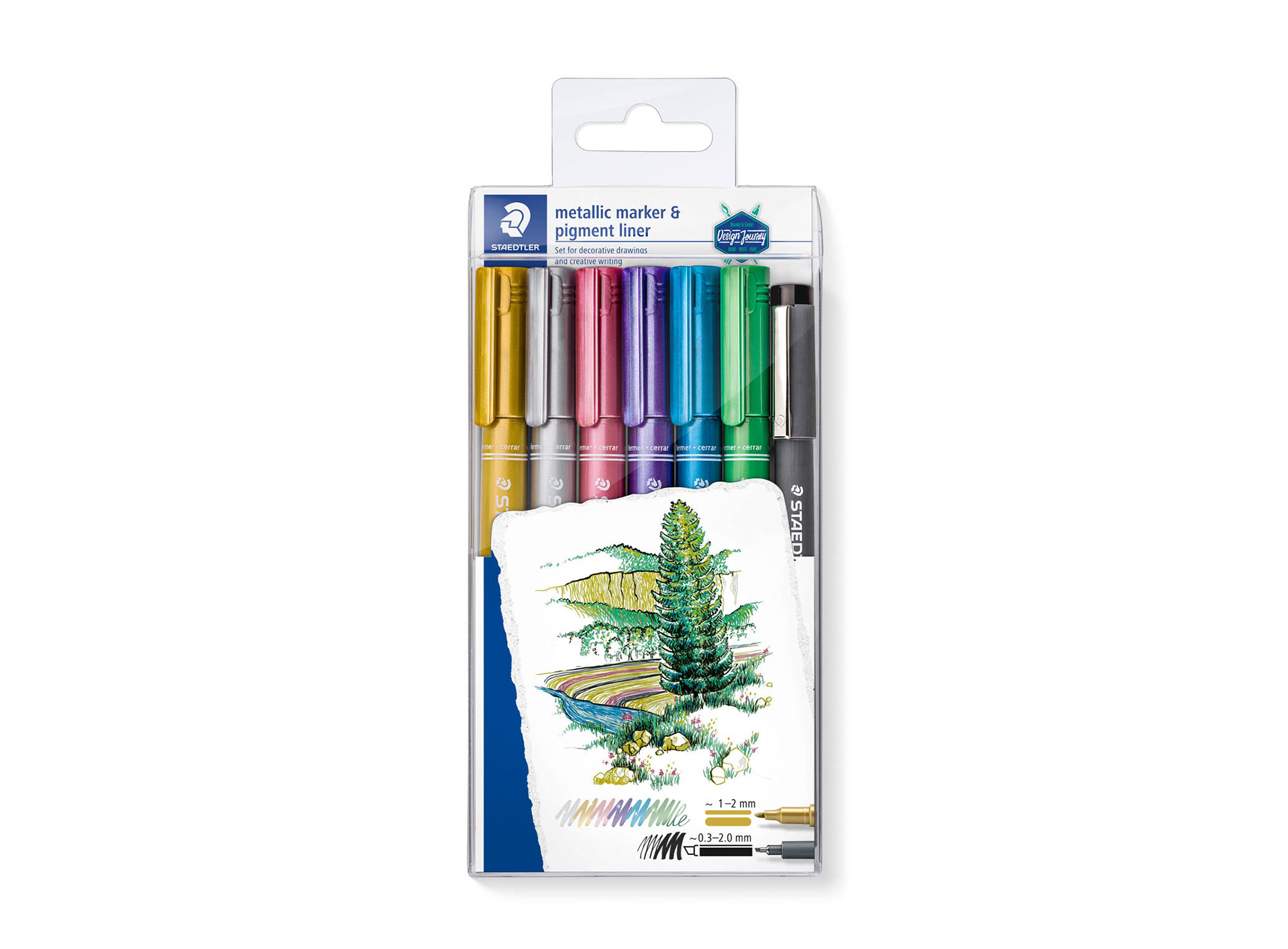 STAEDTLER® 8323 Metallic pen Etui