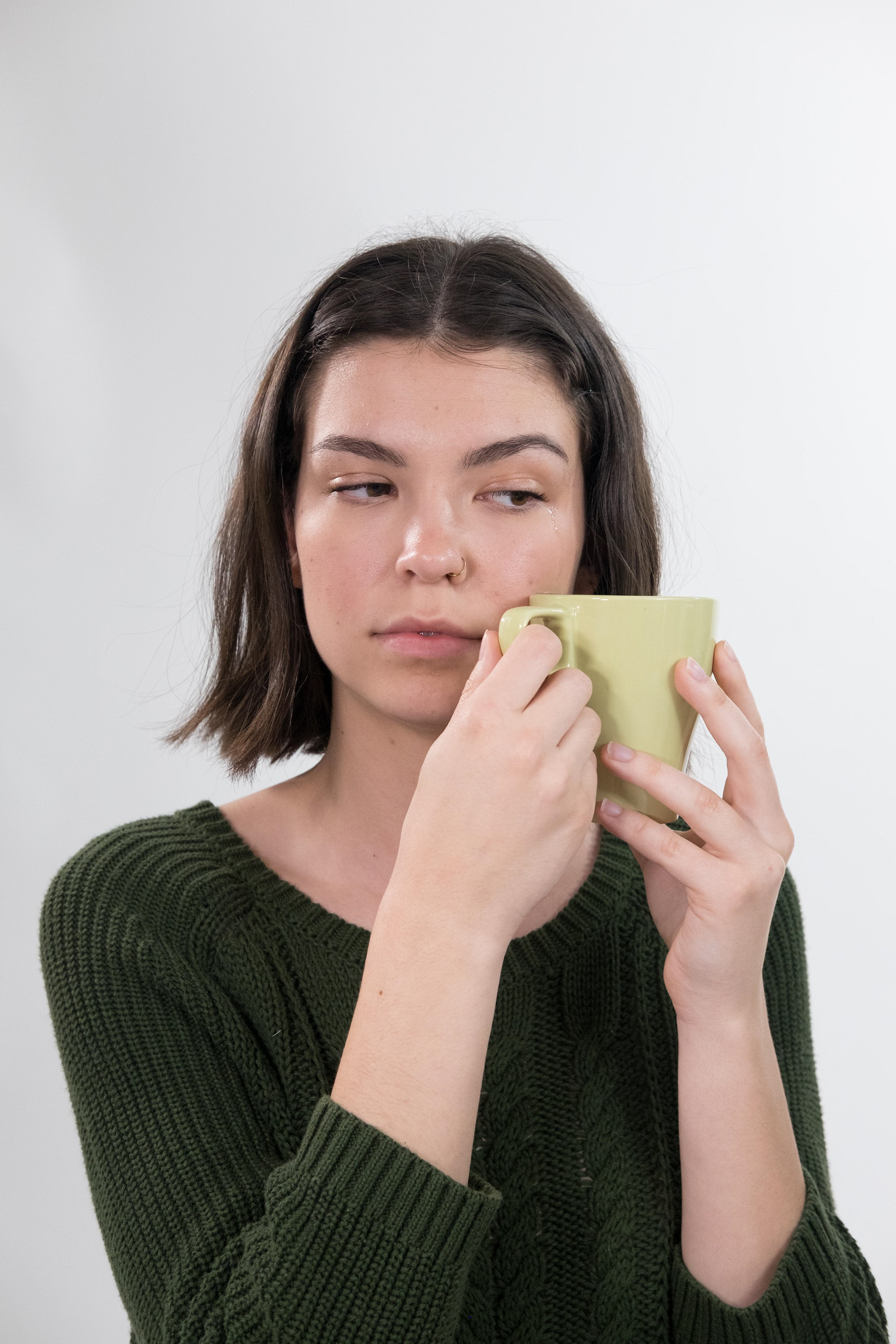 Abigail M. Price, "Drinking Tea", April 27th, 2019, Chicago, Illinois (Digital)