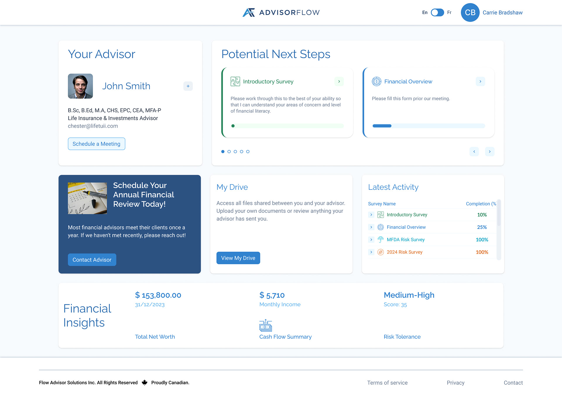Client Portal Entry Point