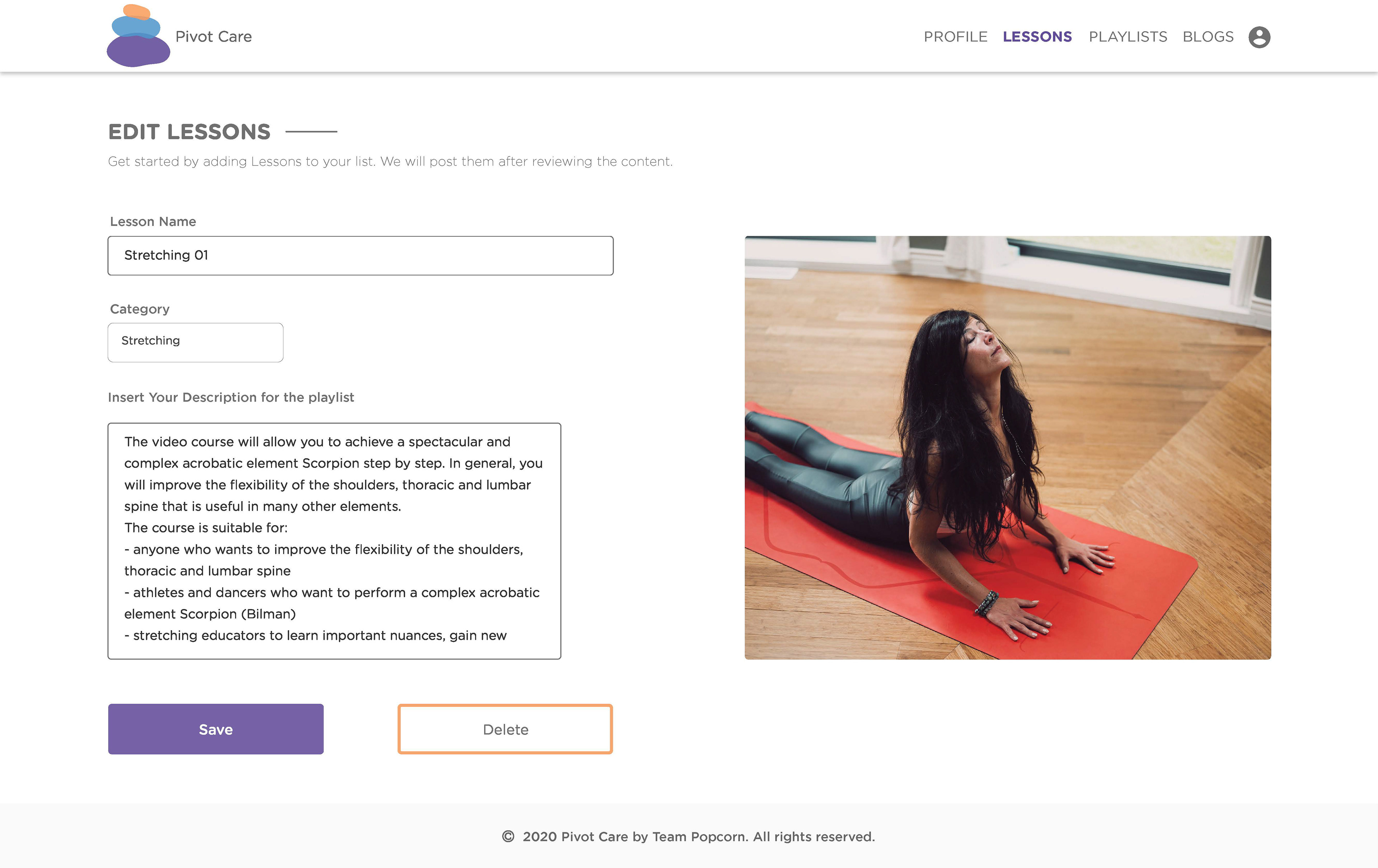 Create Lesson (Preview)