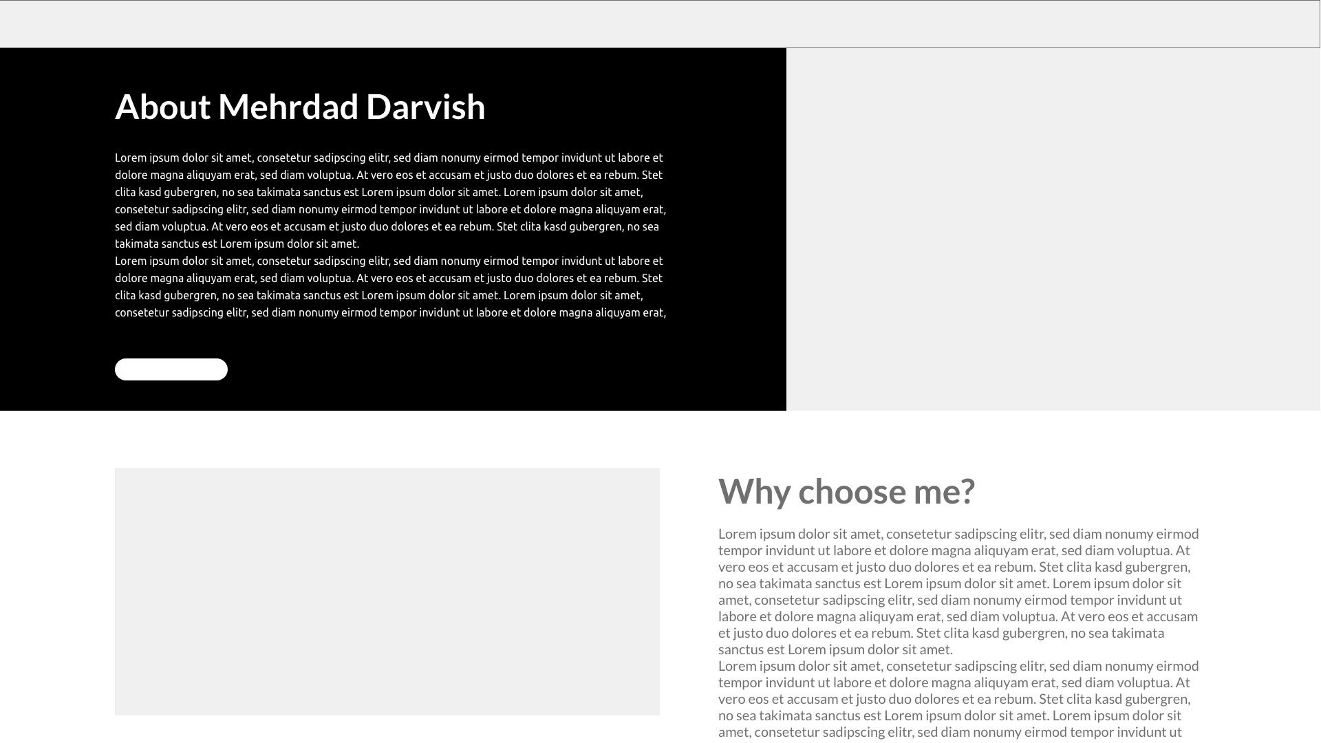 Wireframe About me